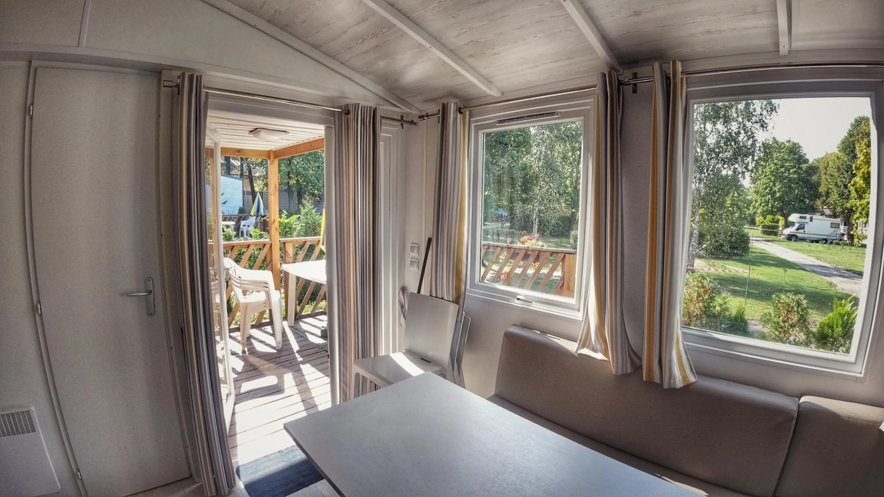 Balcony/Terrace in Camping Sokol Praha