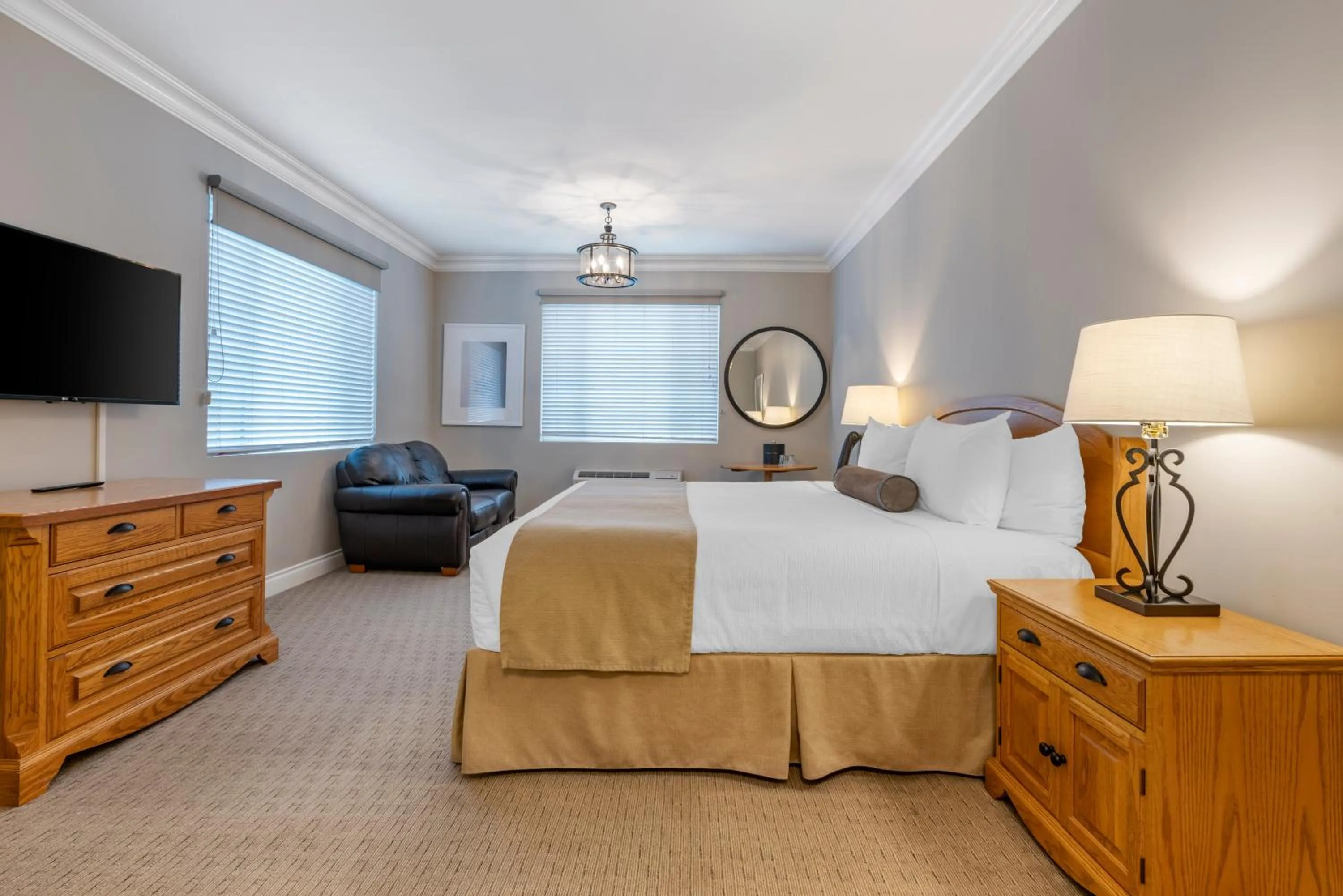 Bed in Regent Hotel Revelstoke