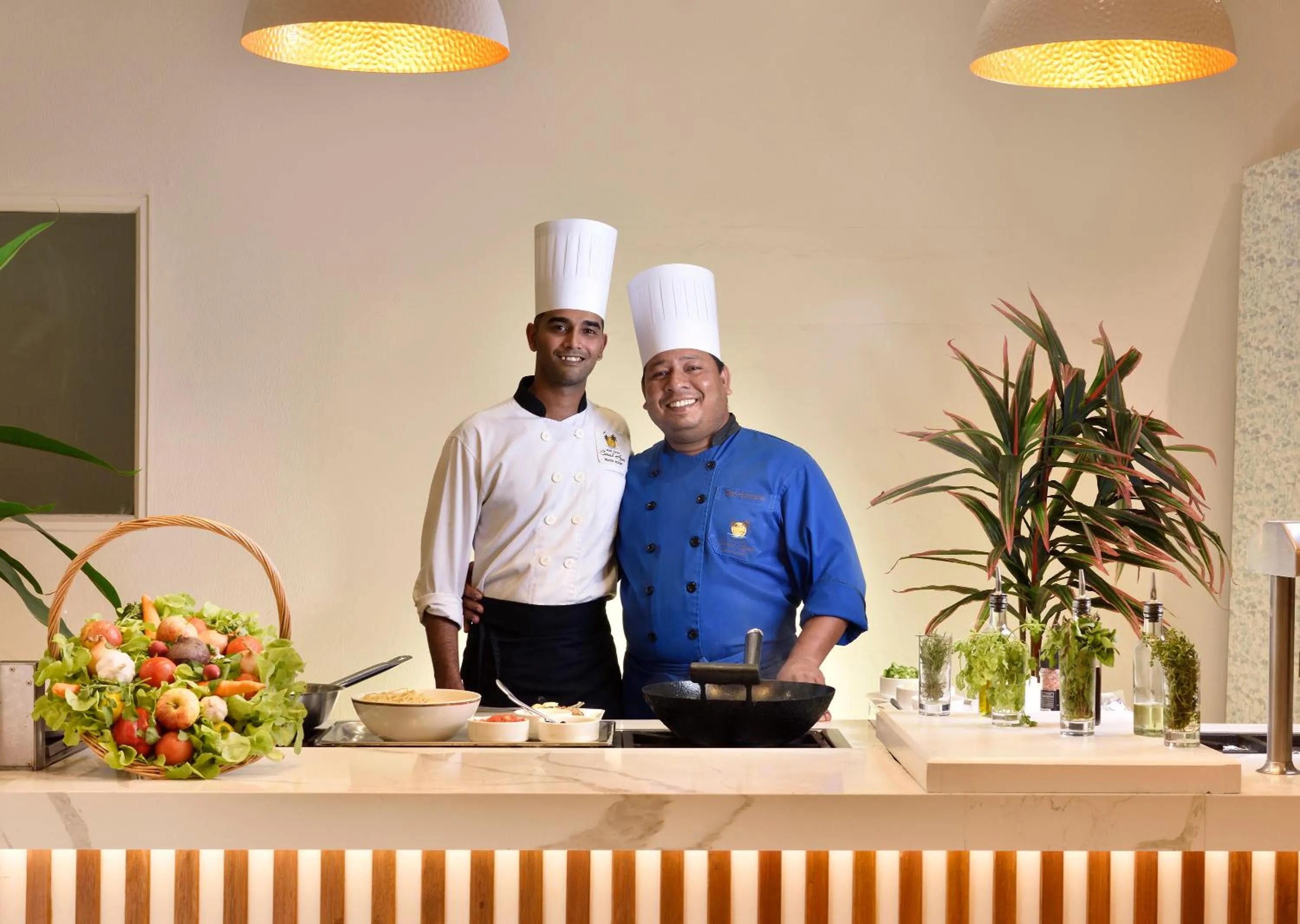 People in Coral Azur Beach Resort Mont Choisy