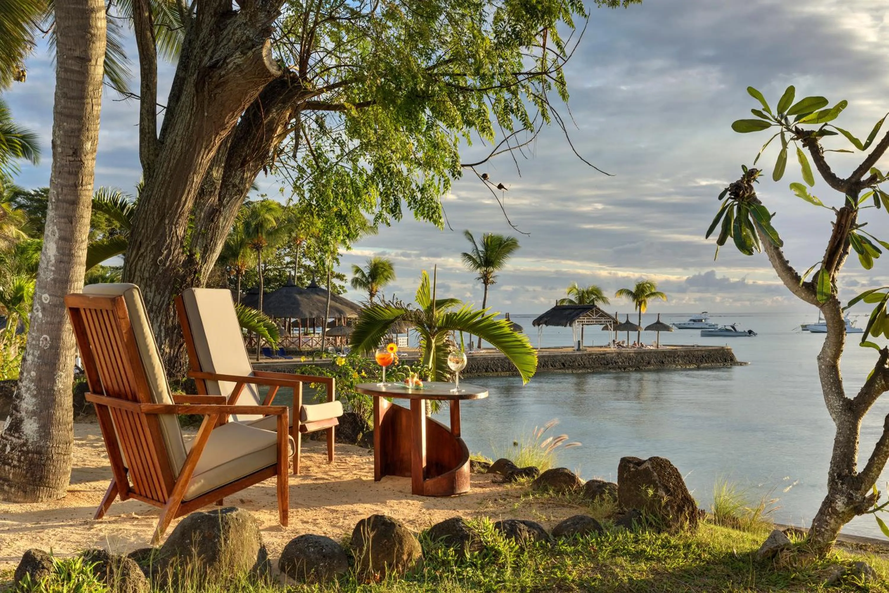 Garden view in Coral Azur Beach Resort Mont Choisy