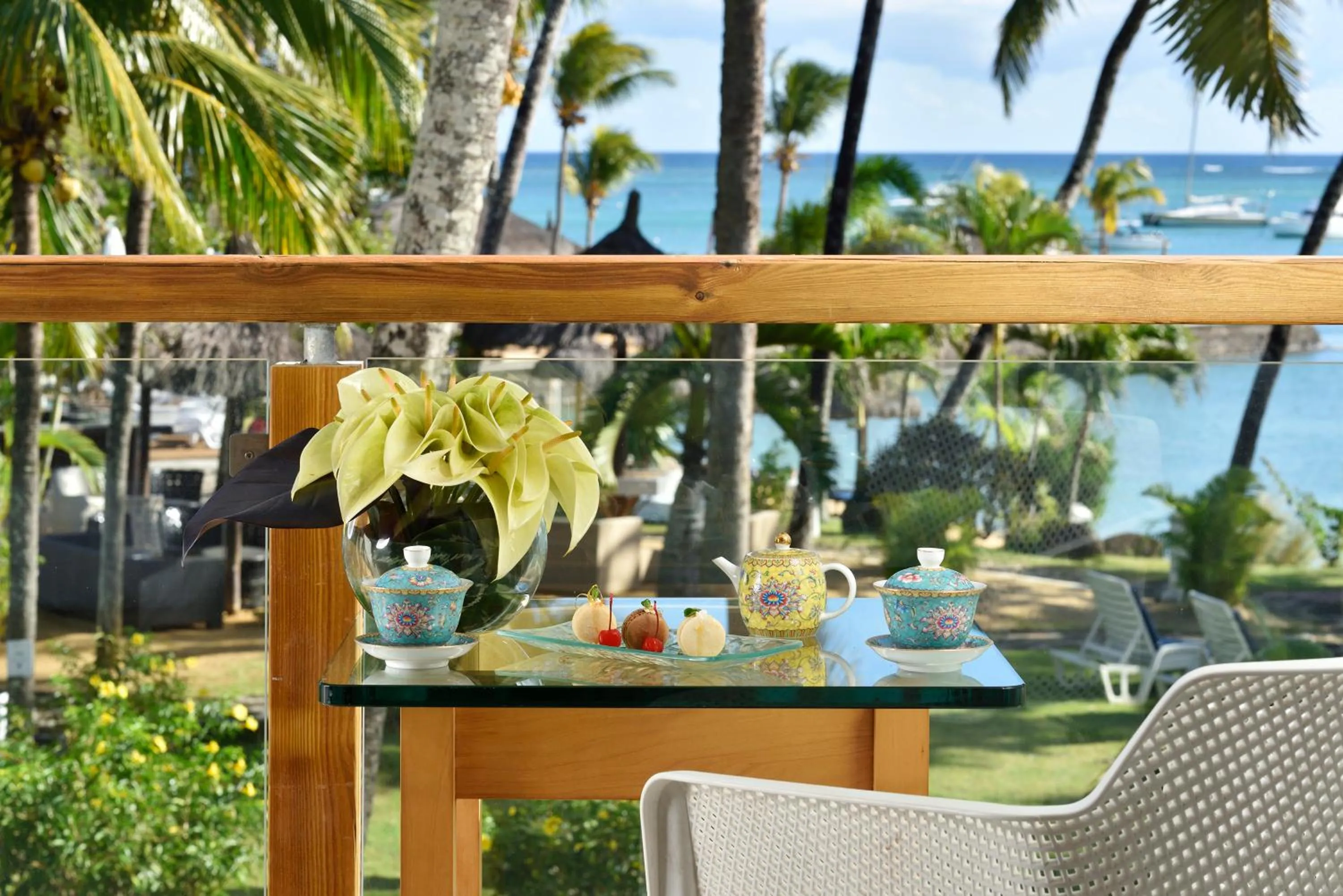 Seating area in Coral Azur Beach Resort Mont Choisy