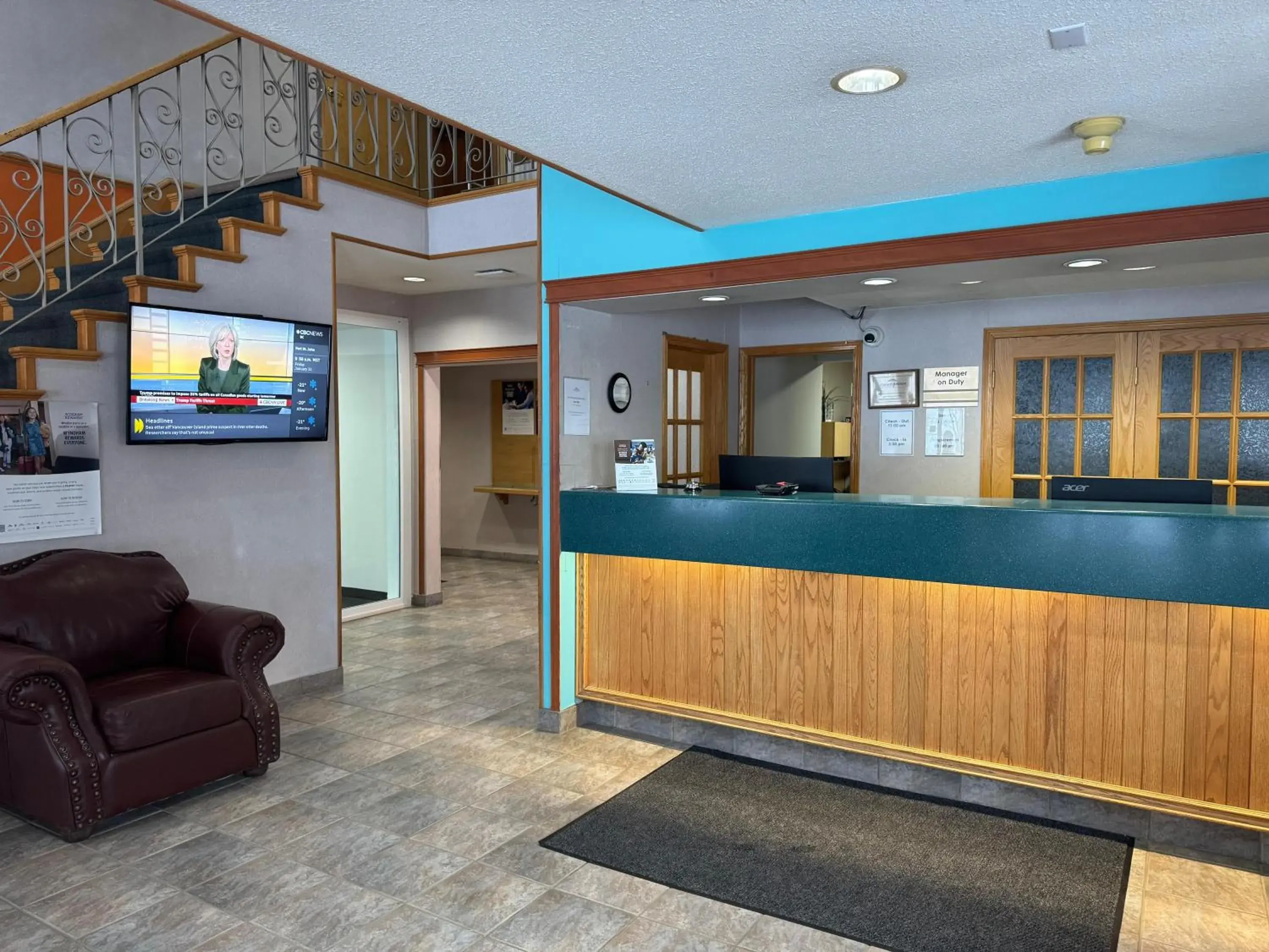 Lobby or reception in Howard Johnson by Wyndham Fort St. John Lobby or reception in Howard Johnson by Wyndham Fort St. John
