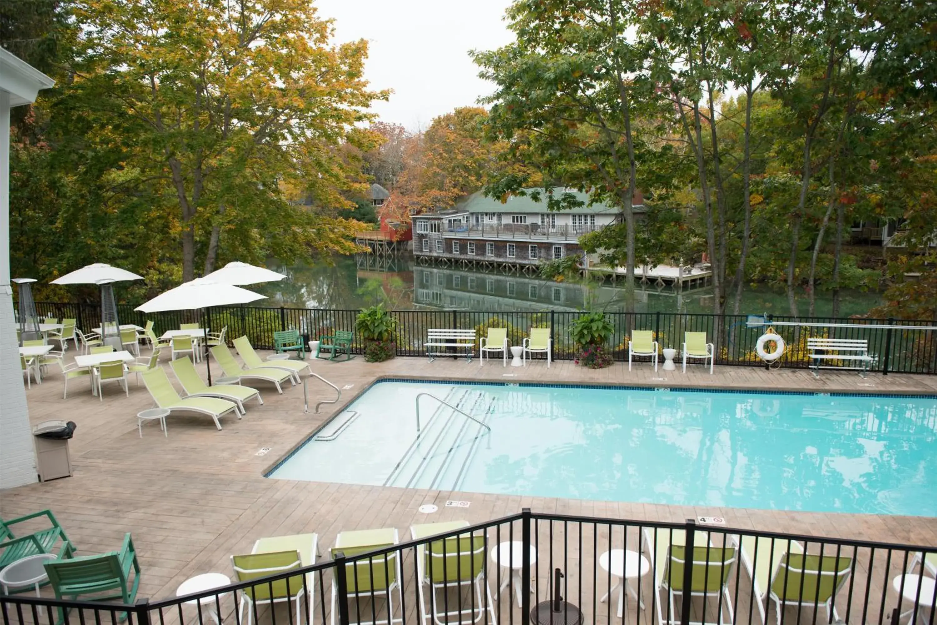 Pool view in The Lodge on the Cove Pool view in The Lodge on the Cove