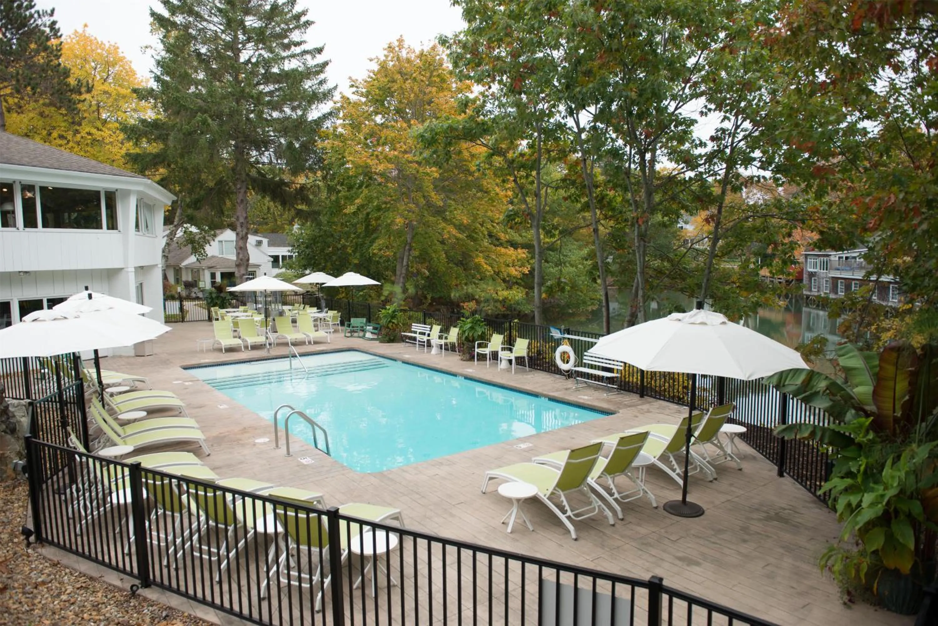 Pool view in The Lodge on the Cove