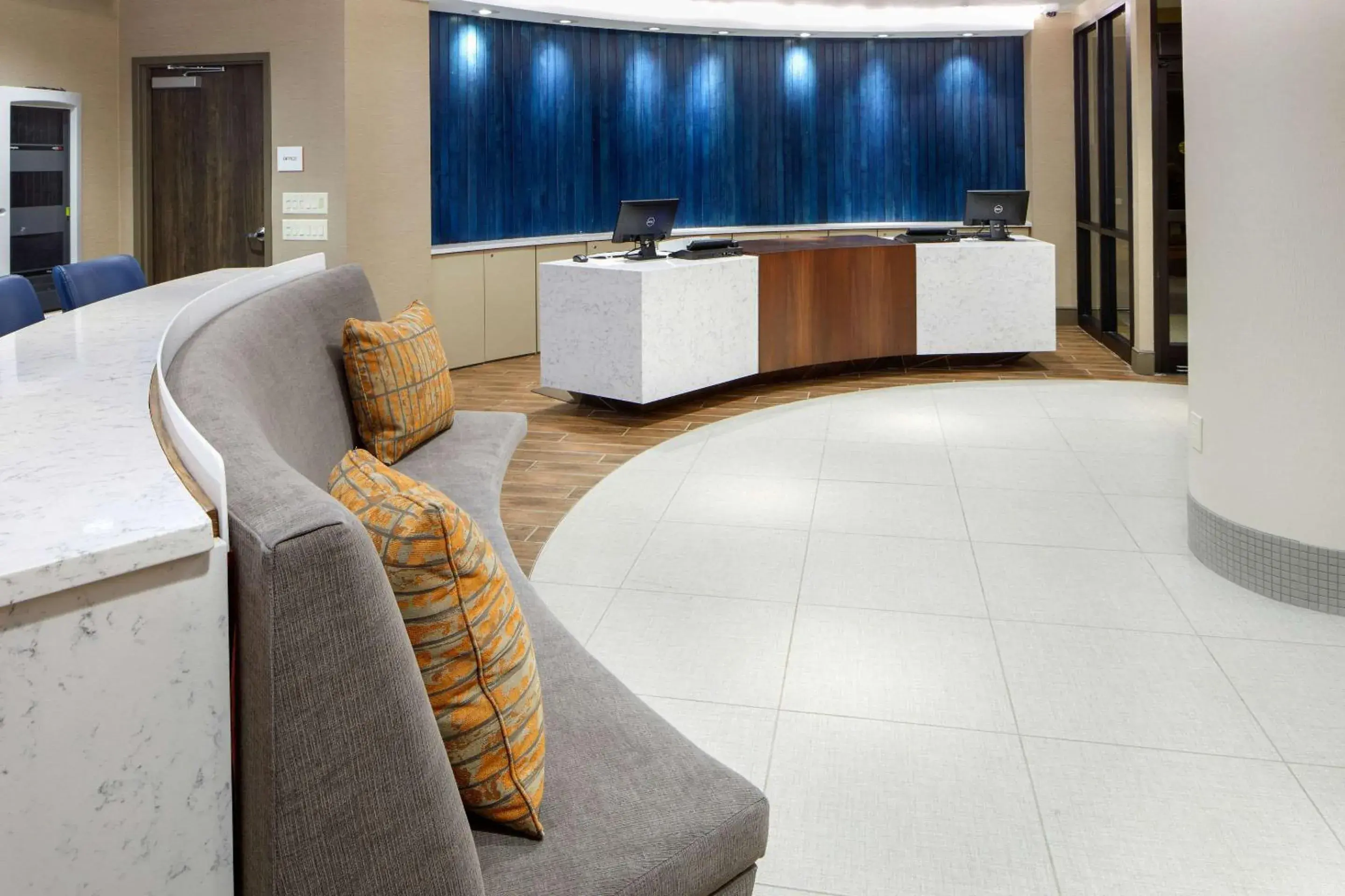 Lobby or reception in The Lodge at Duke Medical Center Lobby or reception in The Lodge at Duke Medical Center