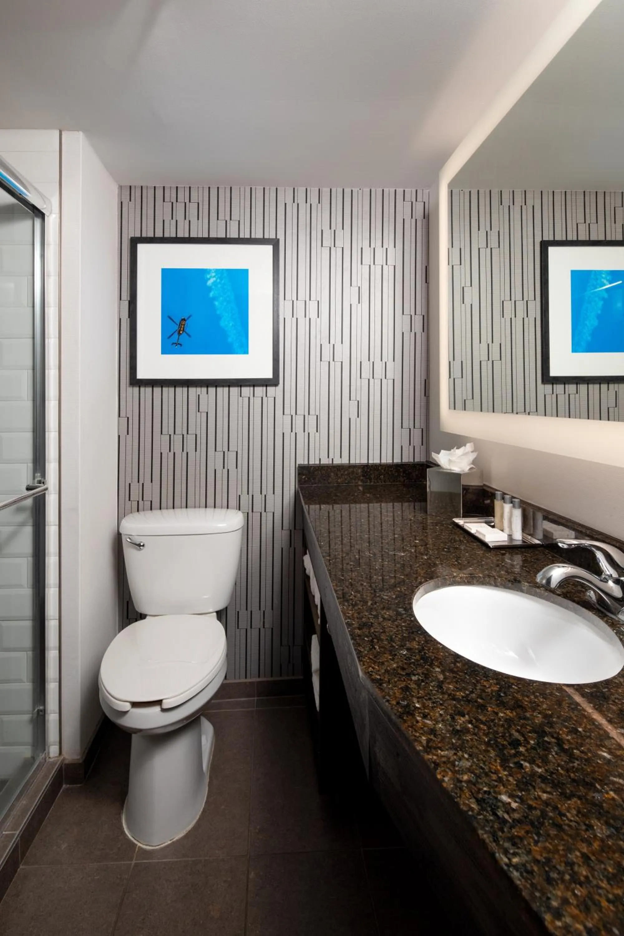 Bathroom in The Lodge at Duke Medical Center