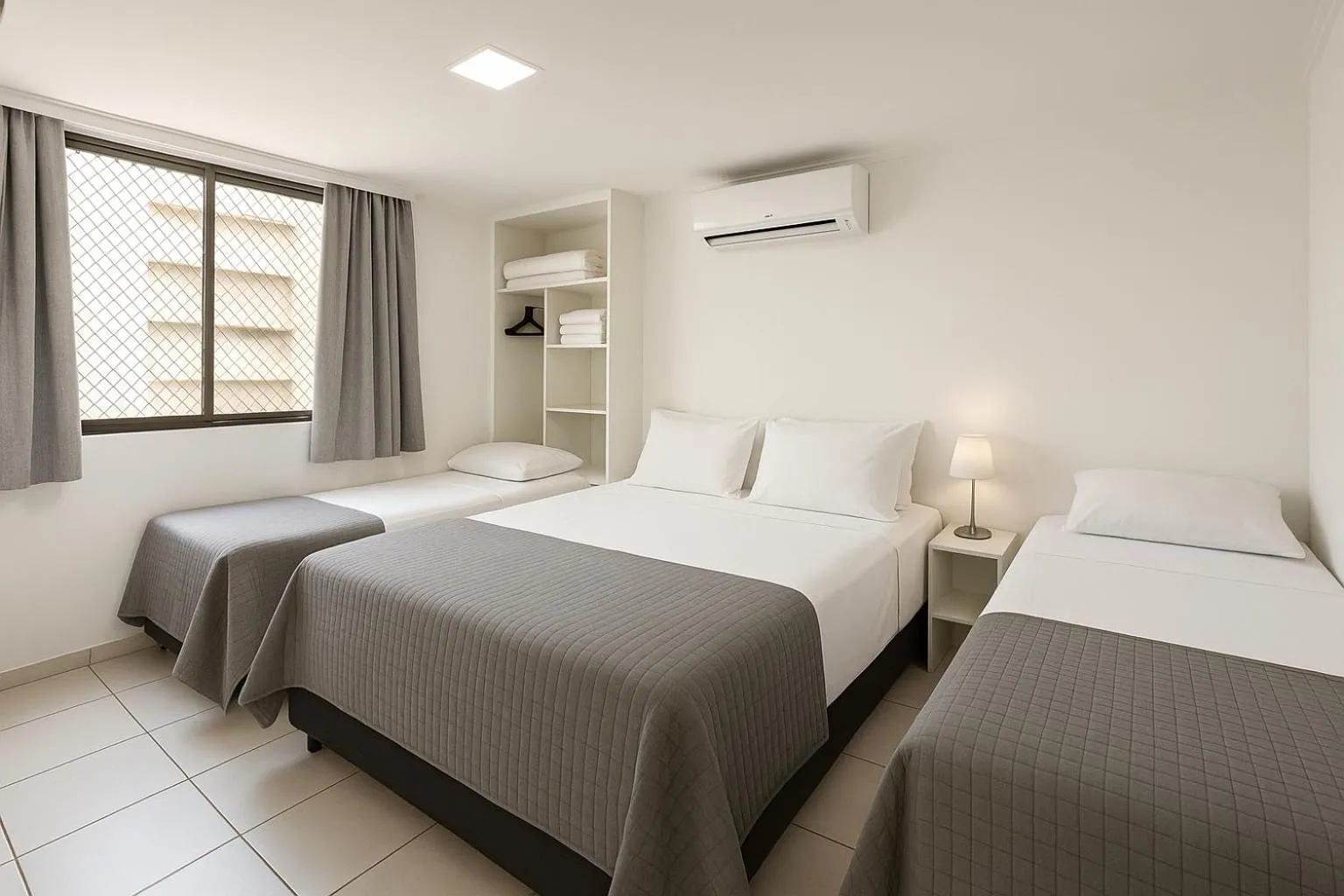 Family Two-Bedroom Apartment with Sea View and Balcony(2 bathrooms) in Atlantic Ocean Residence