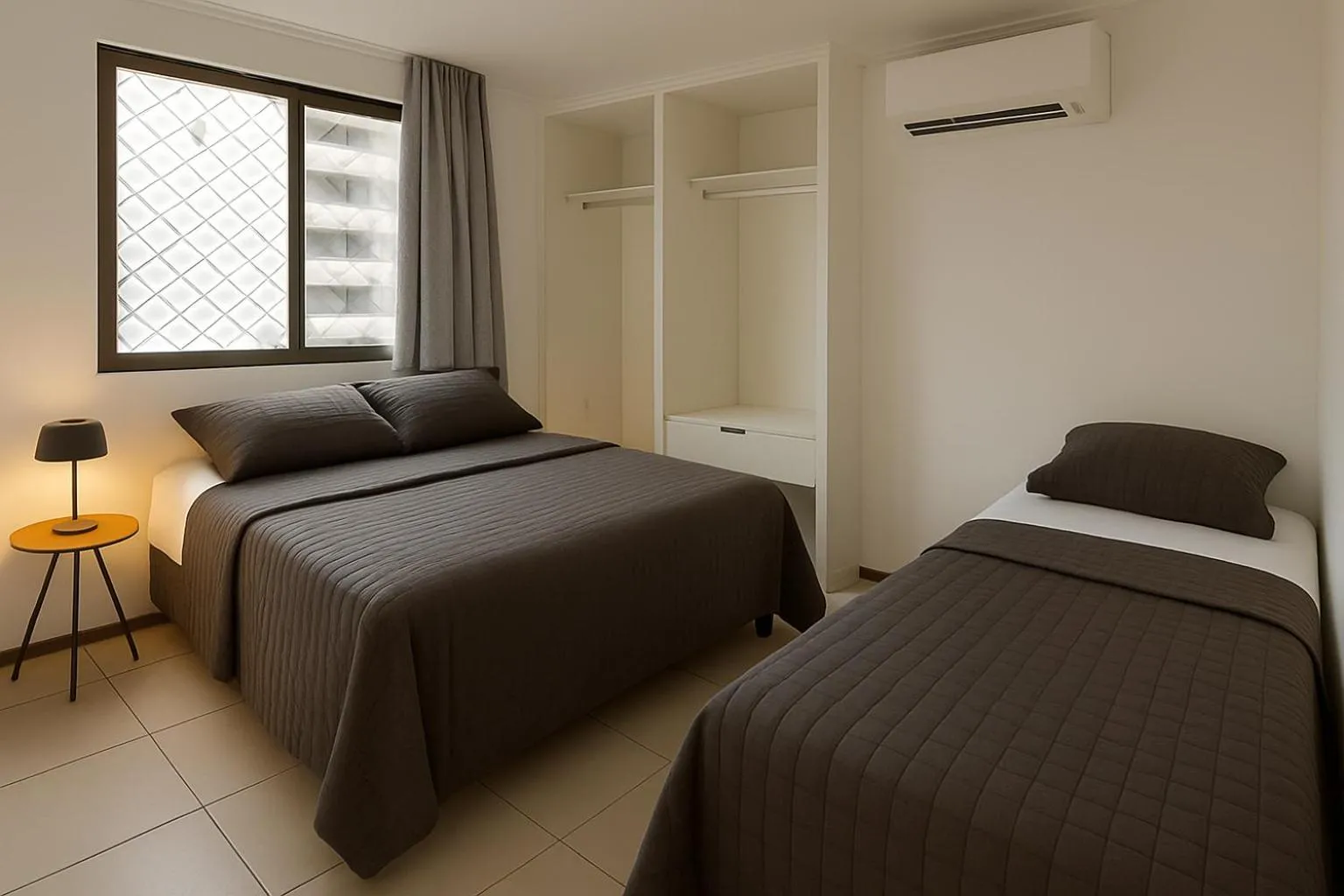 Two-Bedroom Deluxe apartment with Balcony and Sea view in Atlantic Ocean Residence