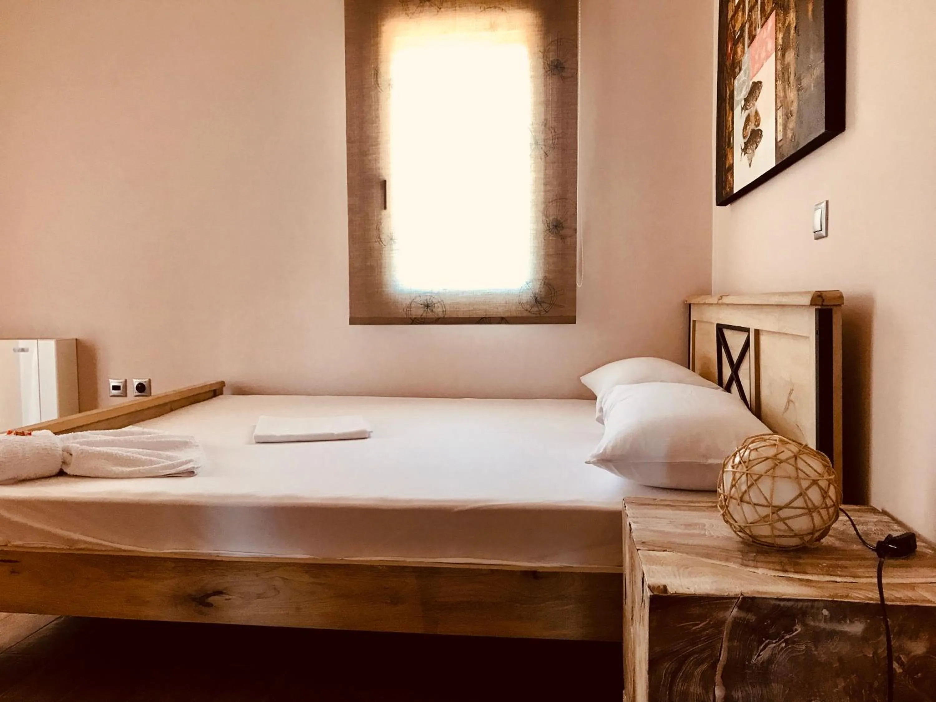 Bedroom, Bed in Villa Lydia