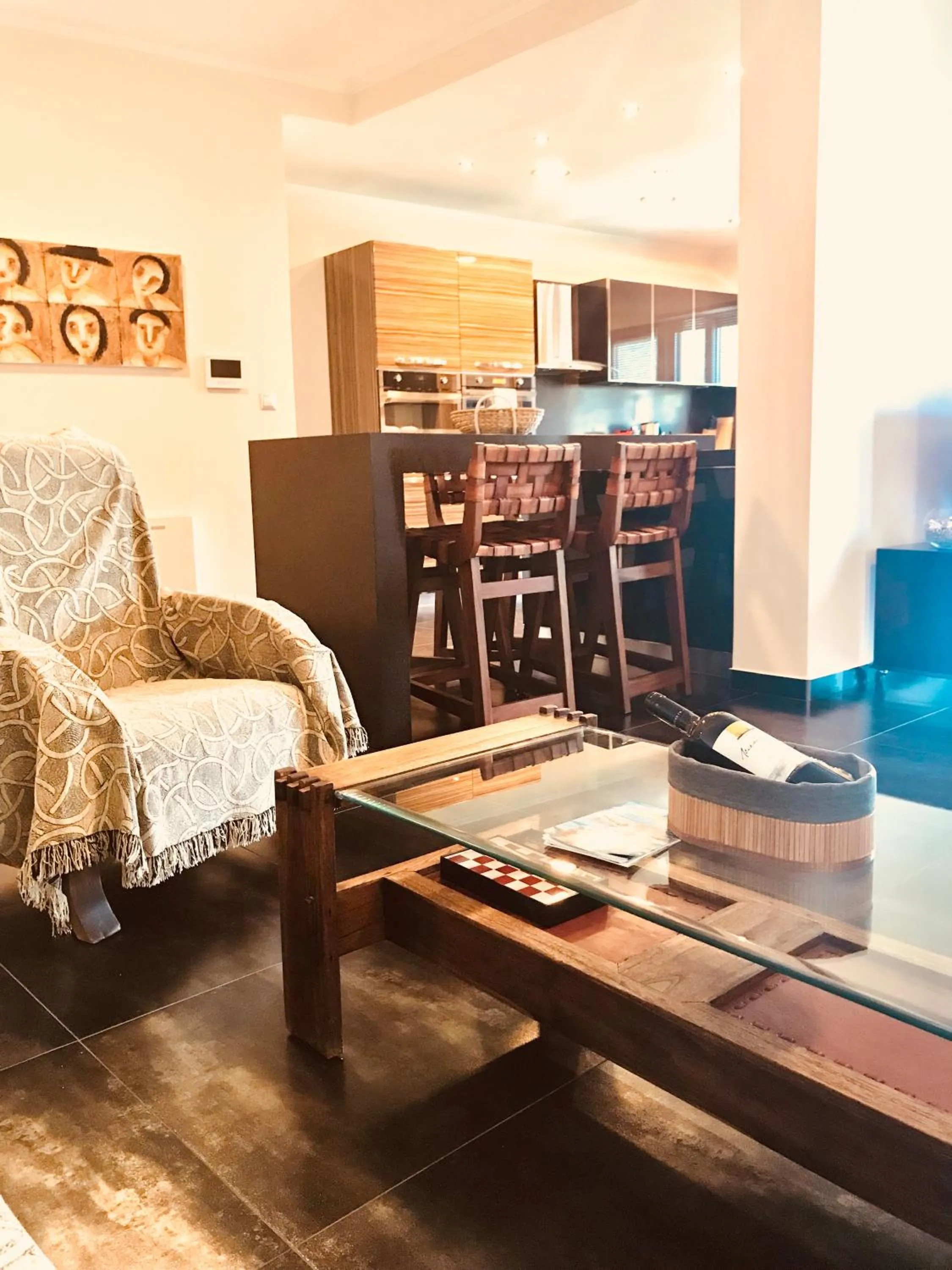 Living room in Villa Lydia