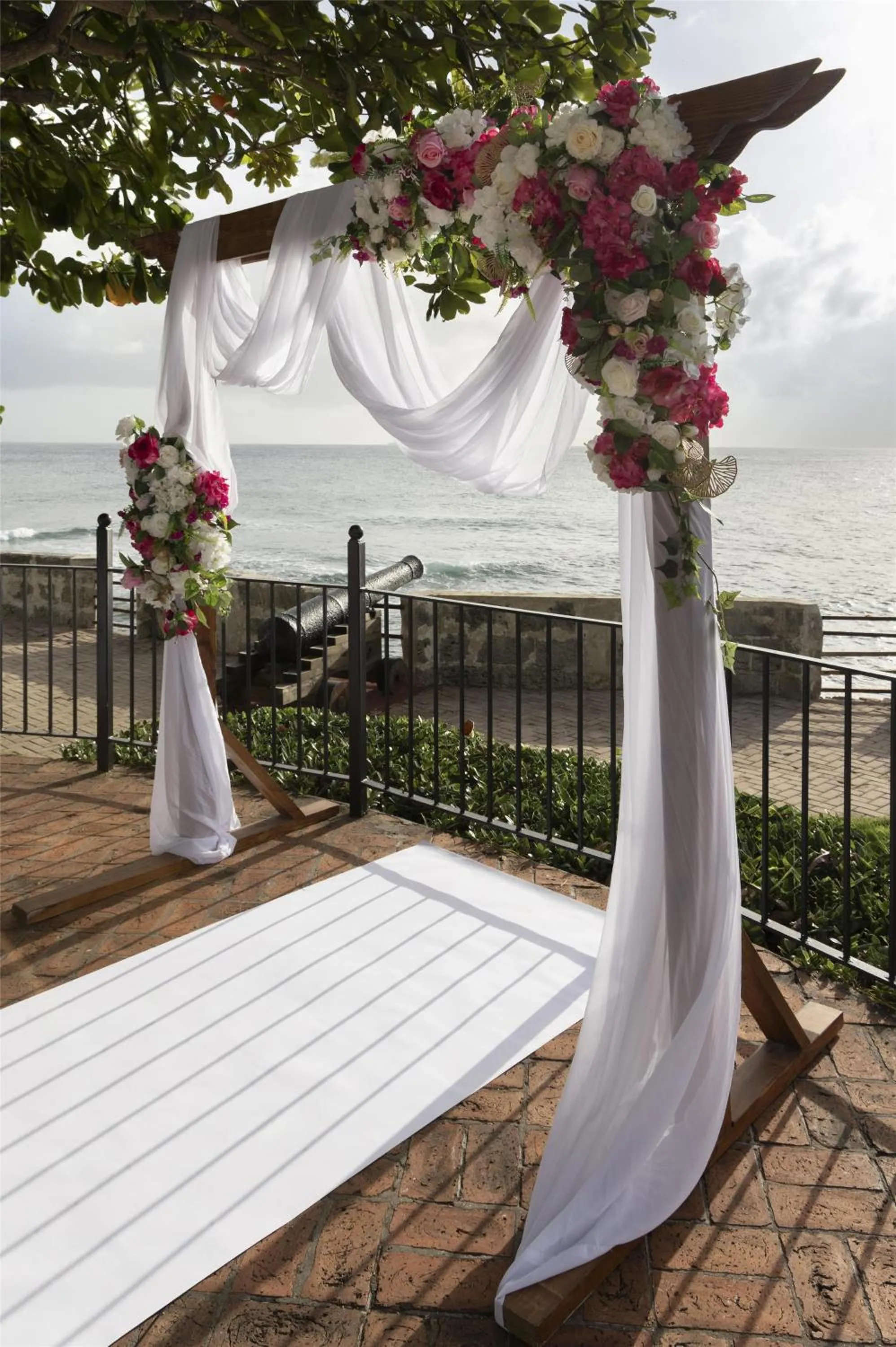 Patio in Hilton Barbados Resort