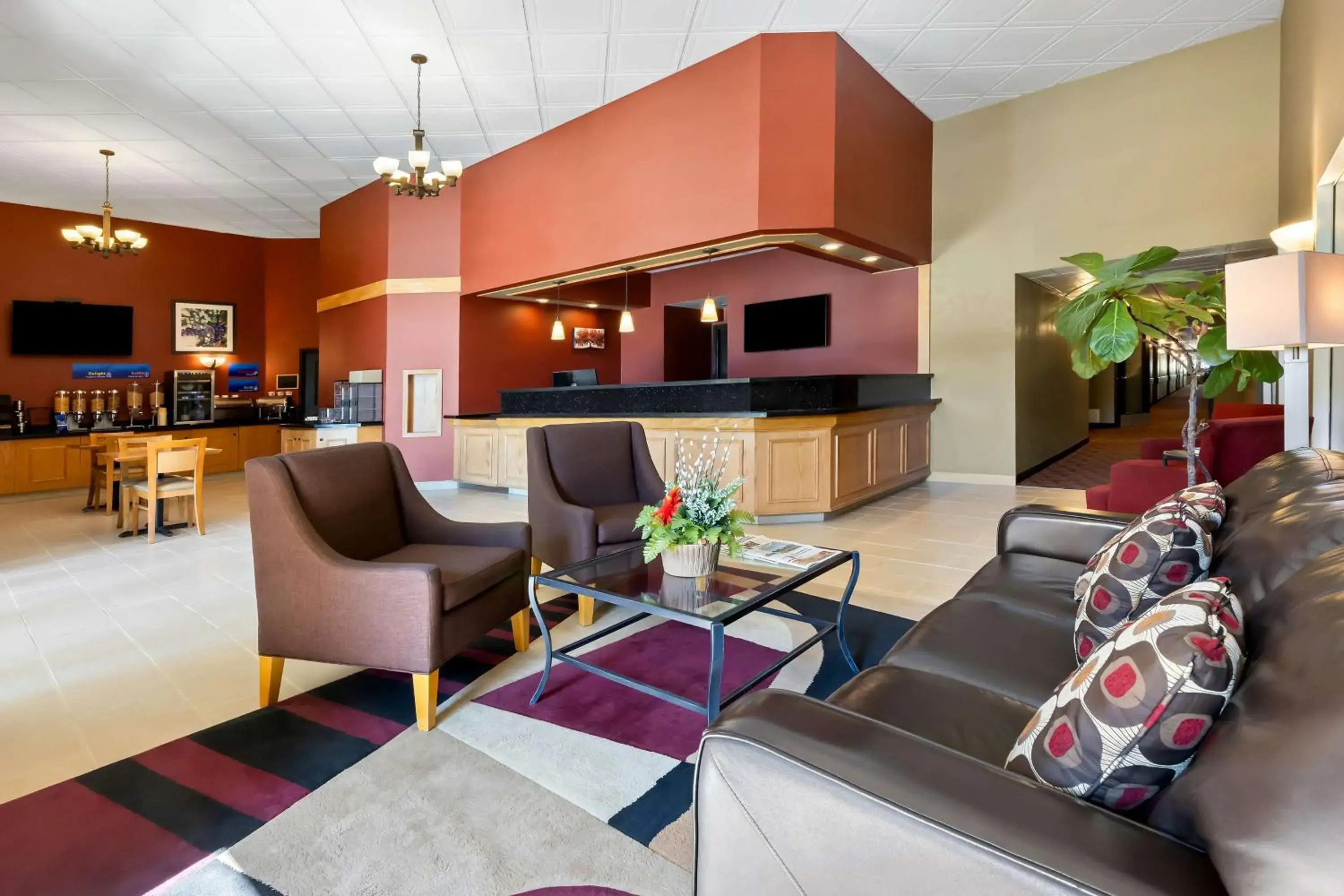 Lobby or reception in Best Western of Olds Lobby or reception in Best Western of Olds