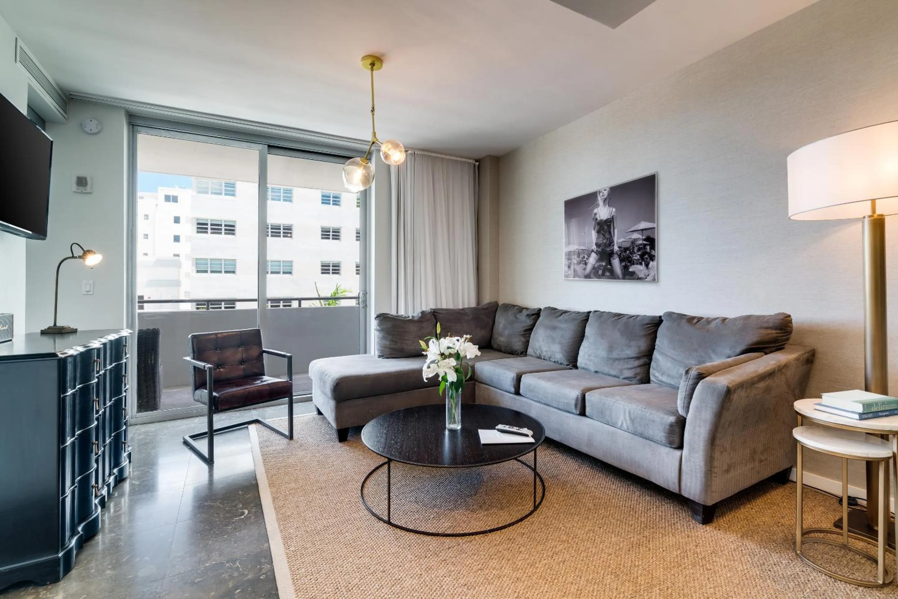 Living room in Boulan South Beach