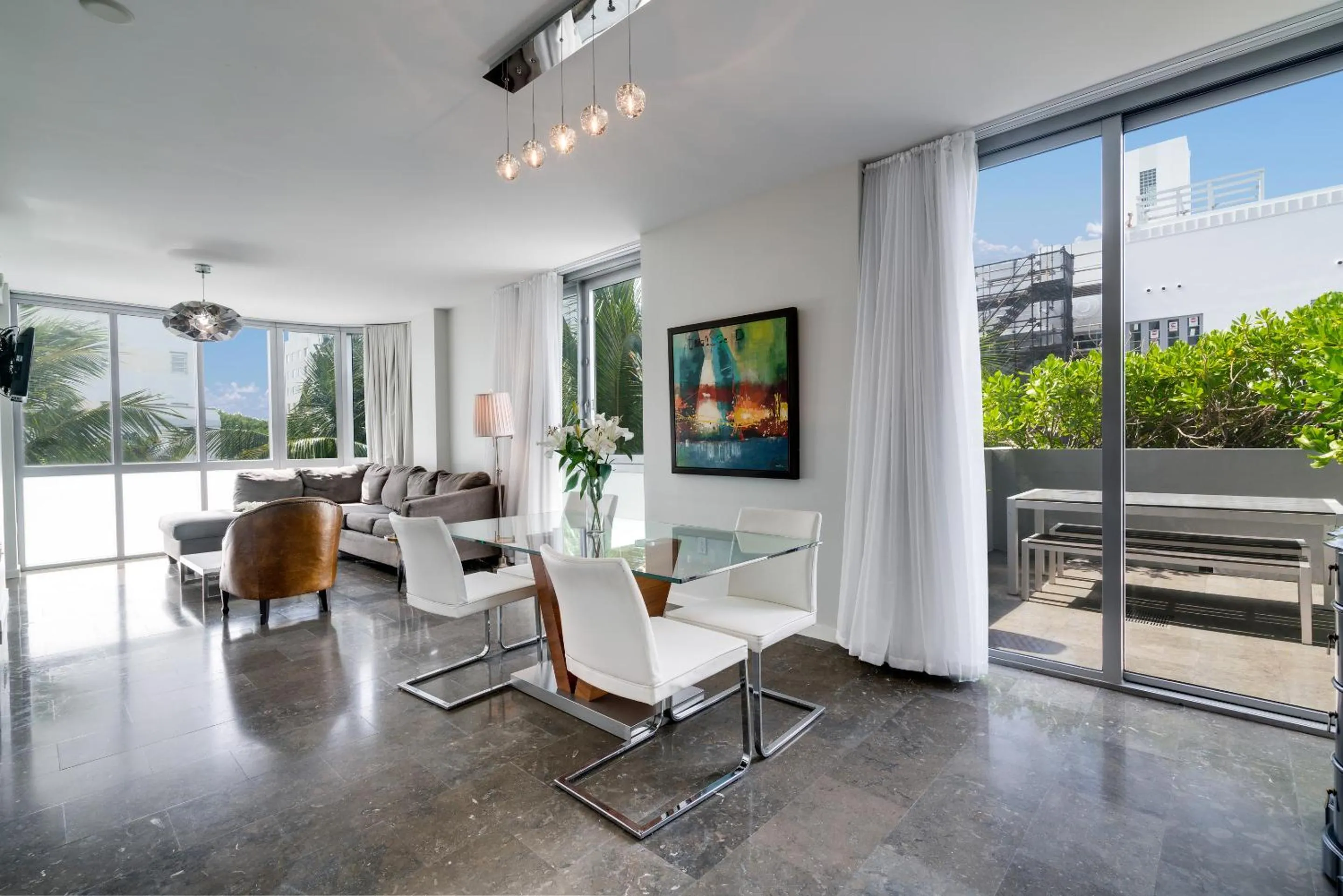 Living room in Boulan South Beach