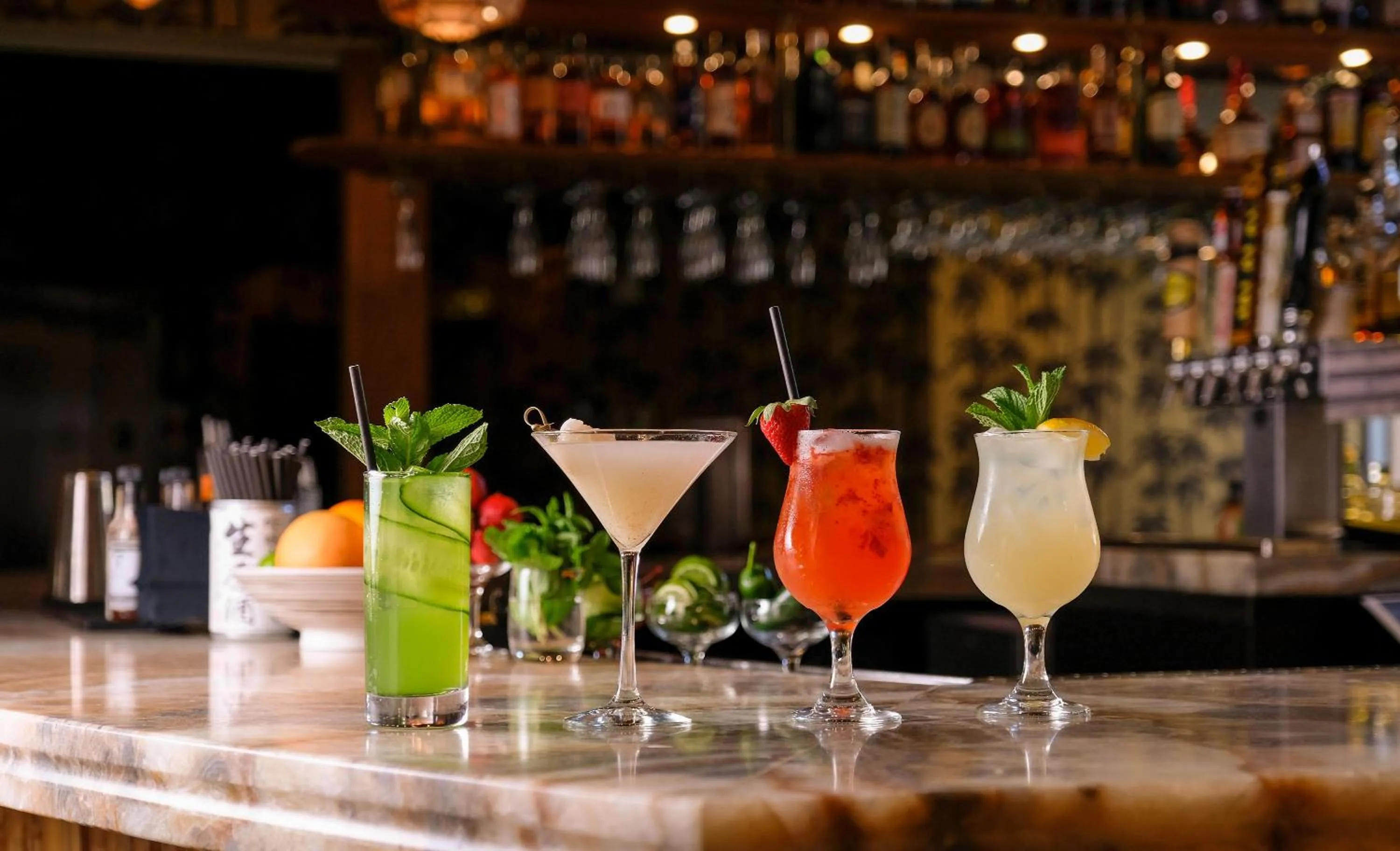 Alcoholic drinks in Boulan South Beach