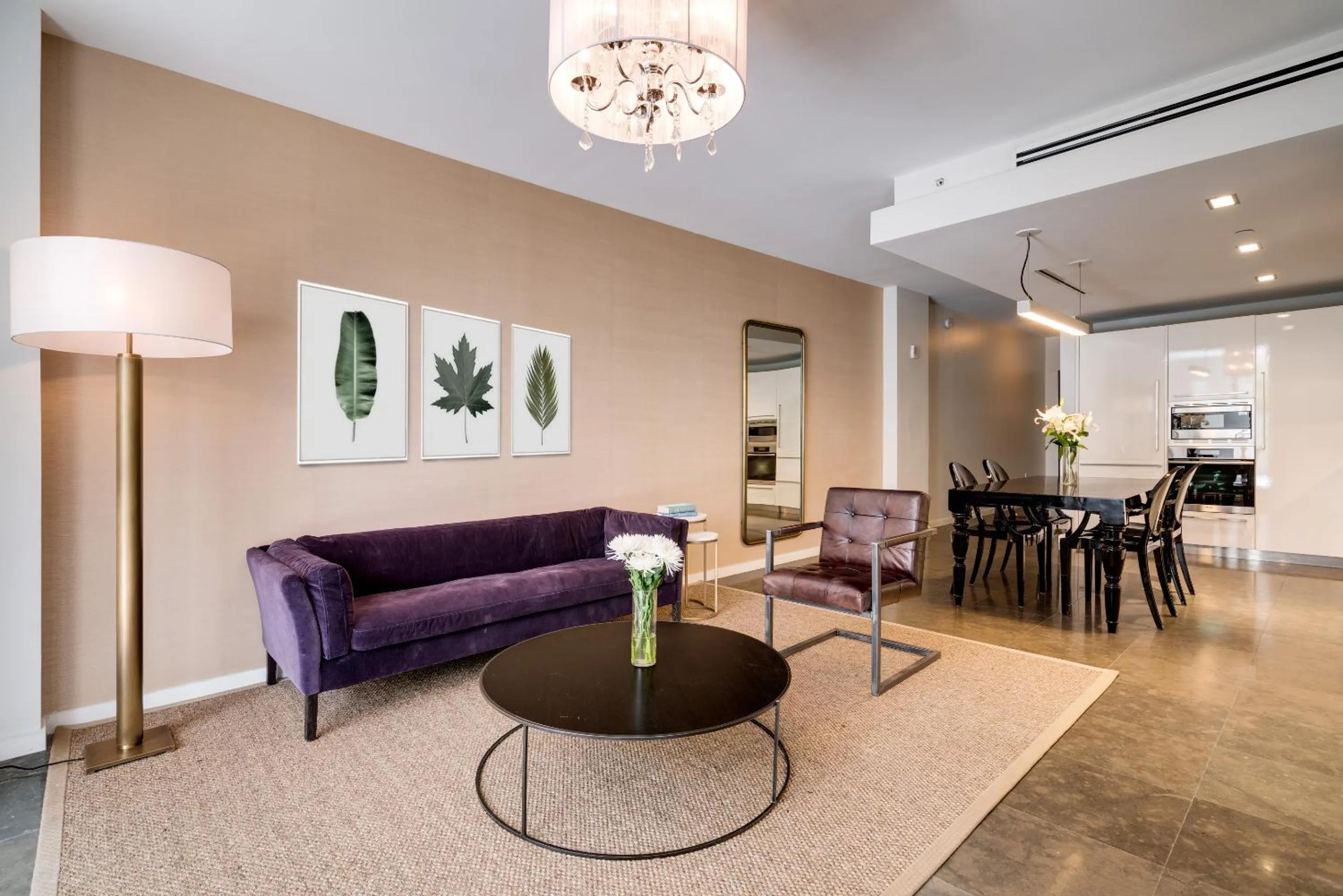 Living room in Boulan South Beach