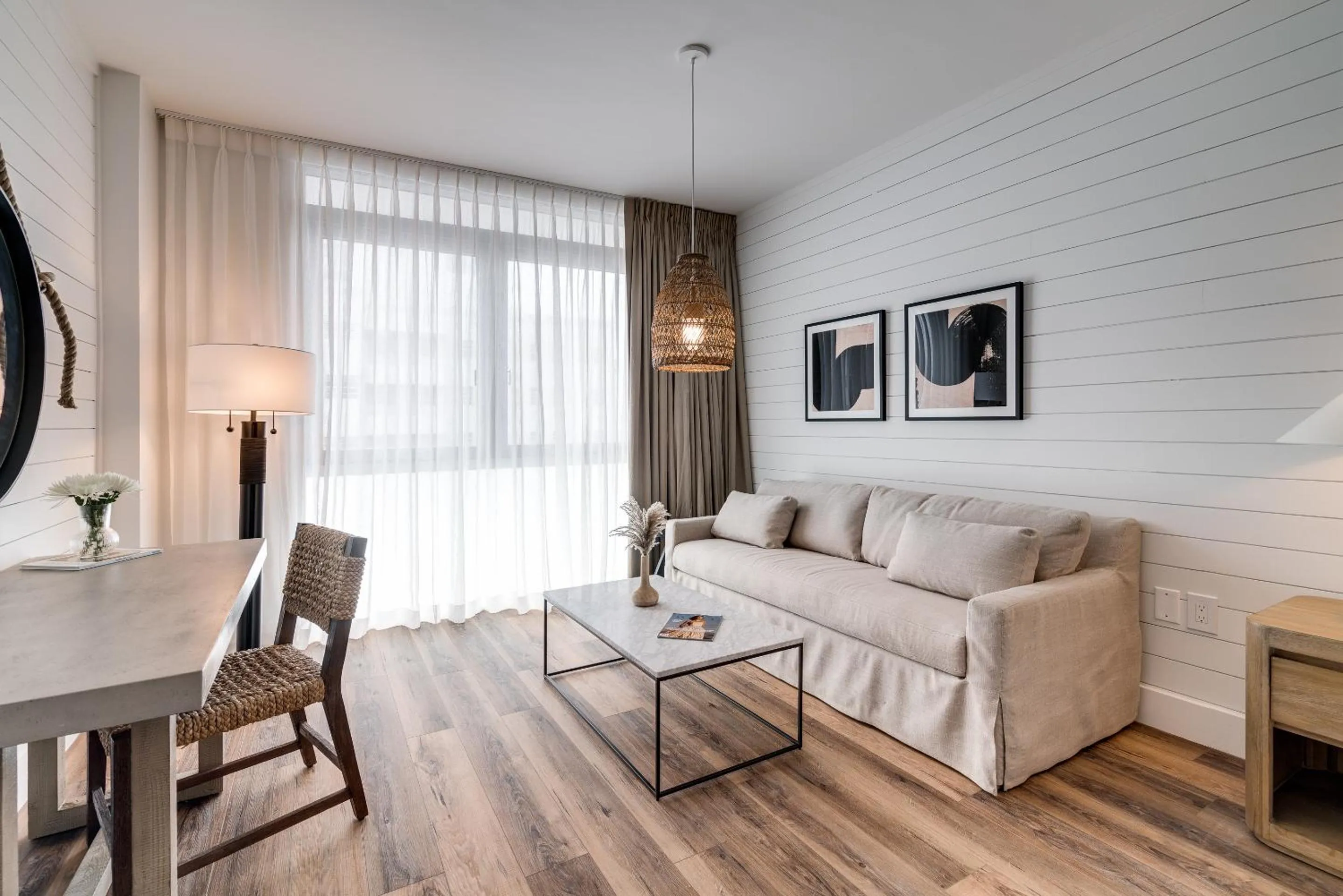 Seating area in Boulan South Beach