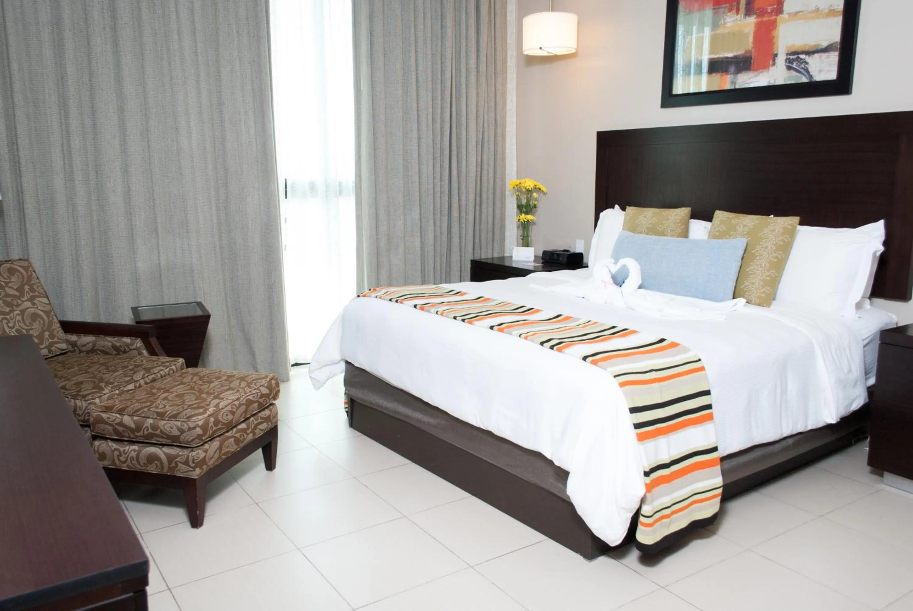 Decorative detail, Bed in Summit Rainforest Golf Resort & All Inclusive