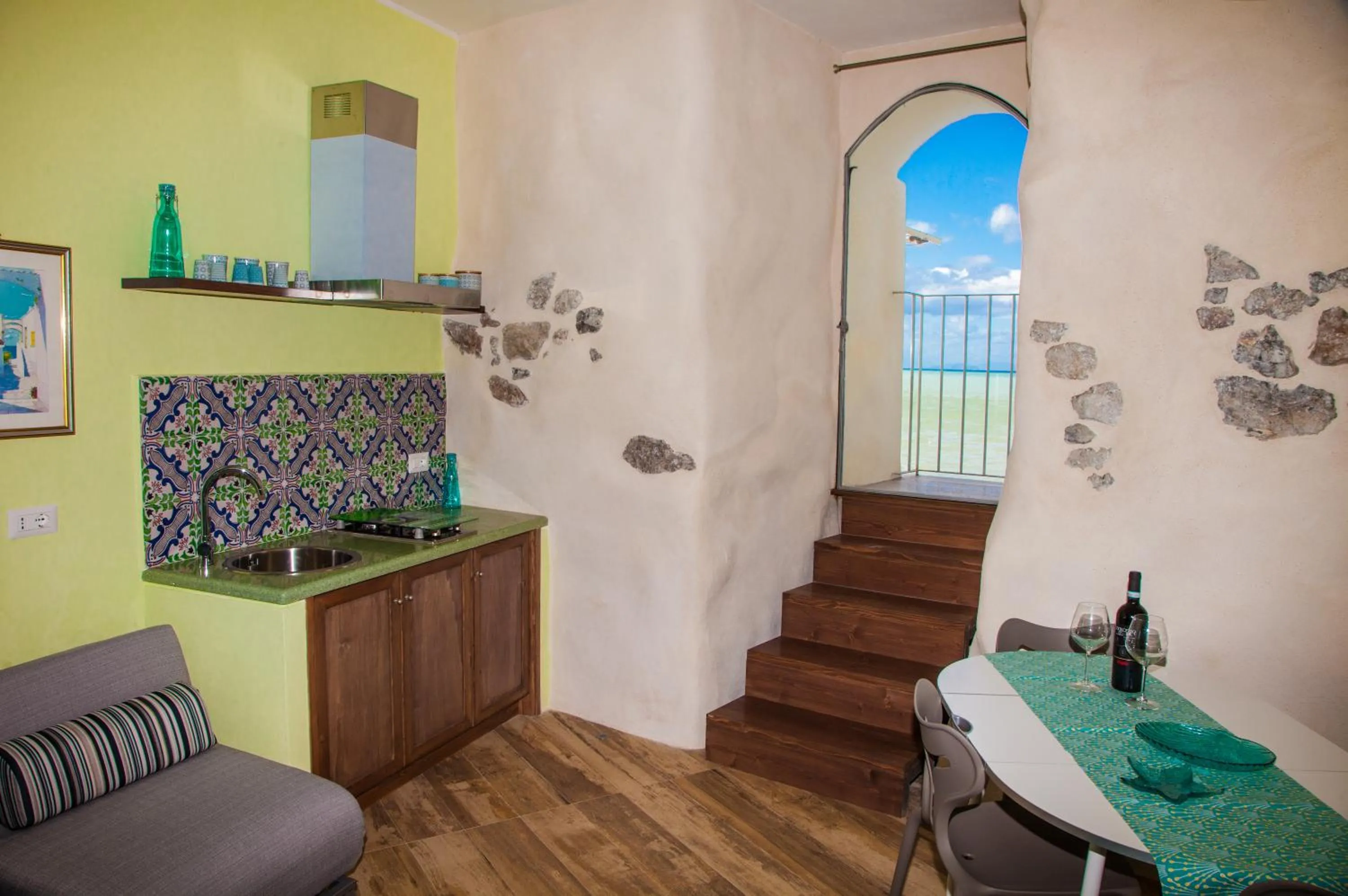Double Room with Balcony and Sea View in Balcone sulla spiaggia