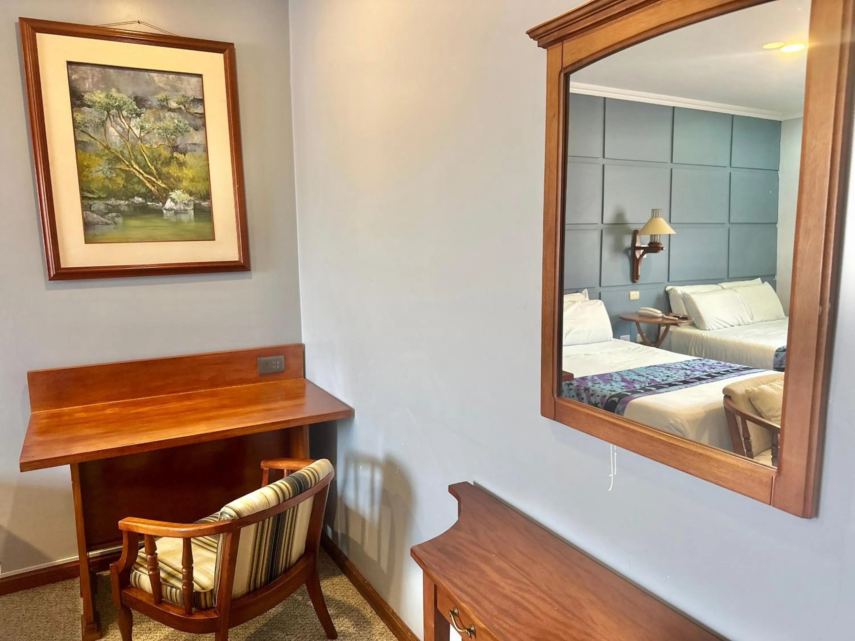 Bed in Hotel Carvallo