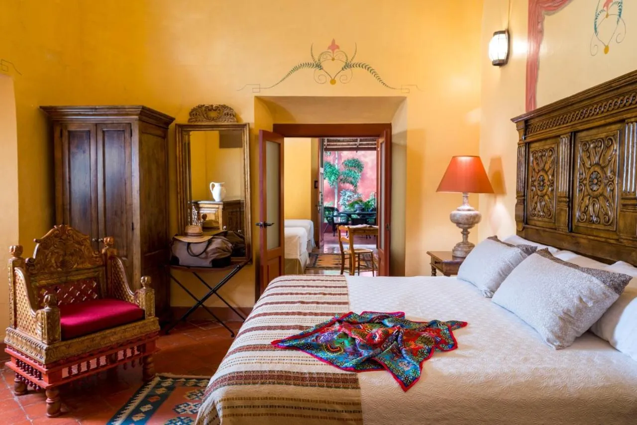 Living room in Hacienda Santa Cruz Merida