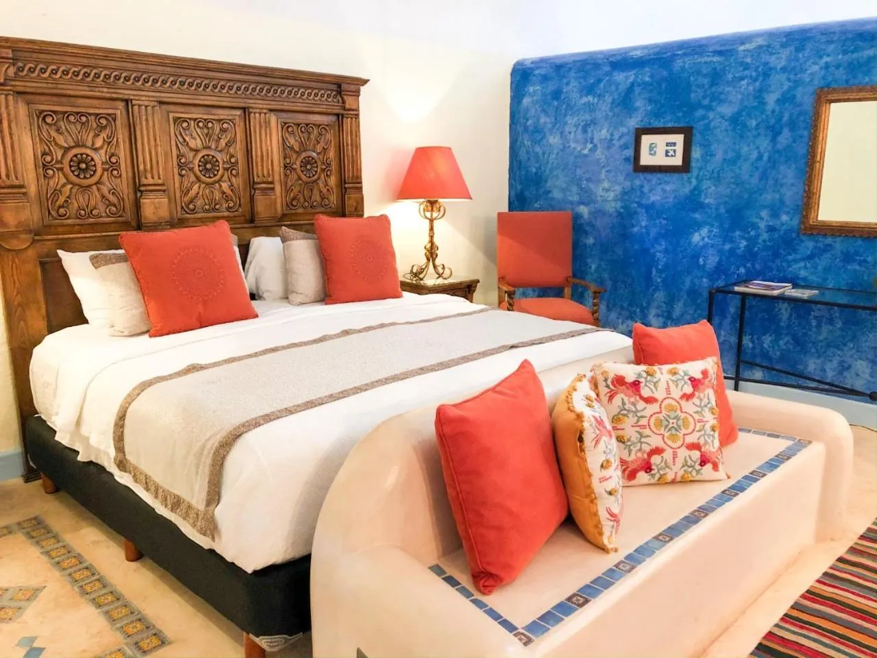 Bed in Hacienda Santa Cruz Merida