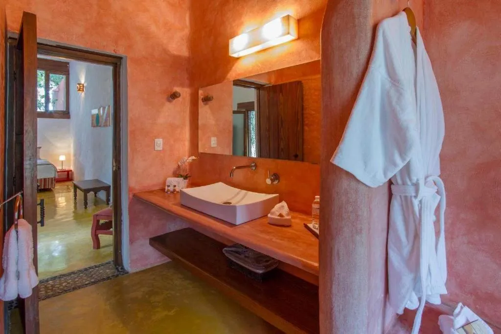 Bathroom in Hacienda Santa Cruz Merida