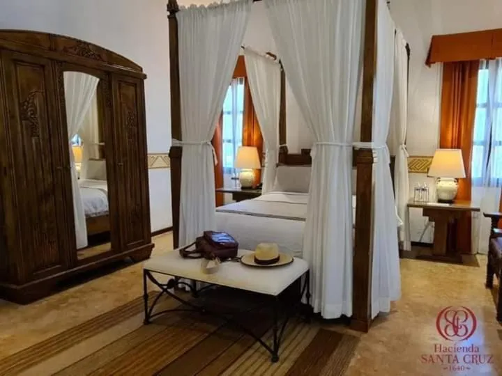 Bed in Hacienda Santa Cruz Merida