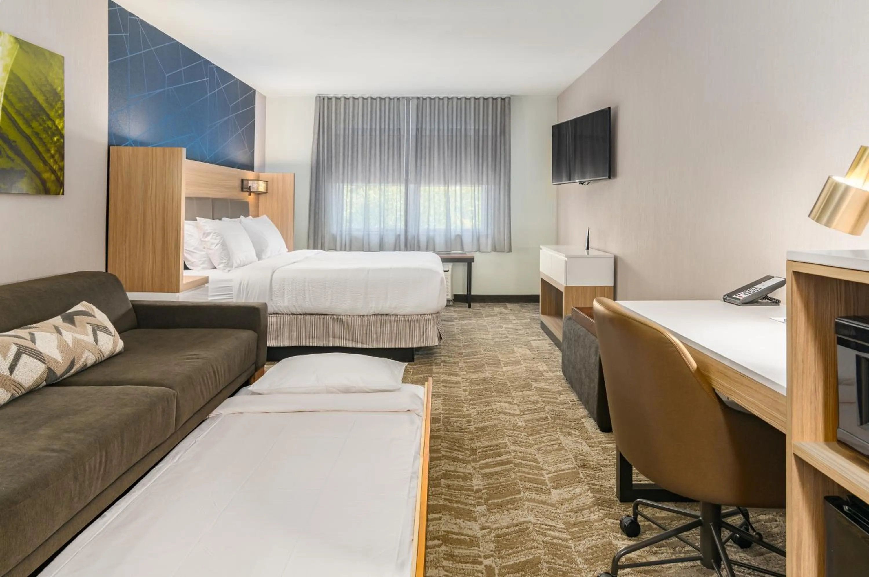 Bedroom, Bed in SpringHill Suites by Marriott Freeport Brunswick