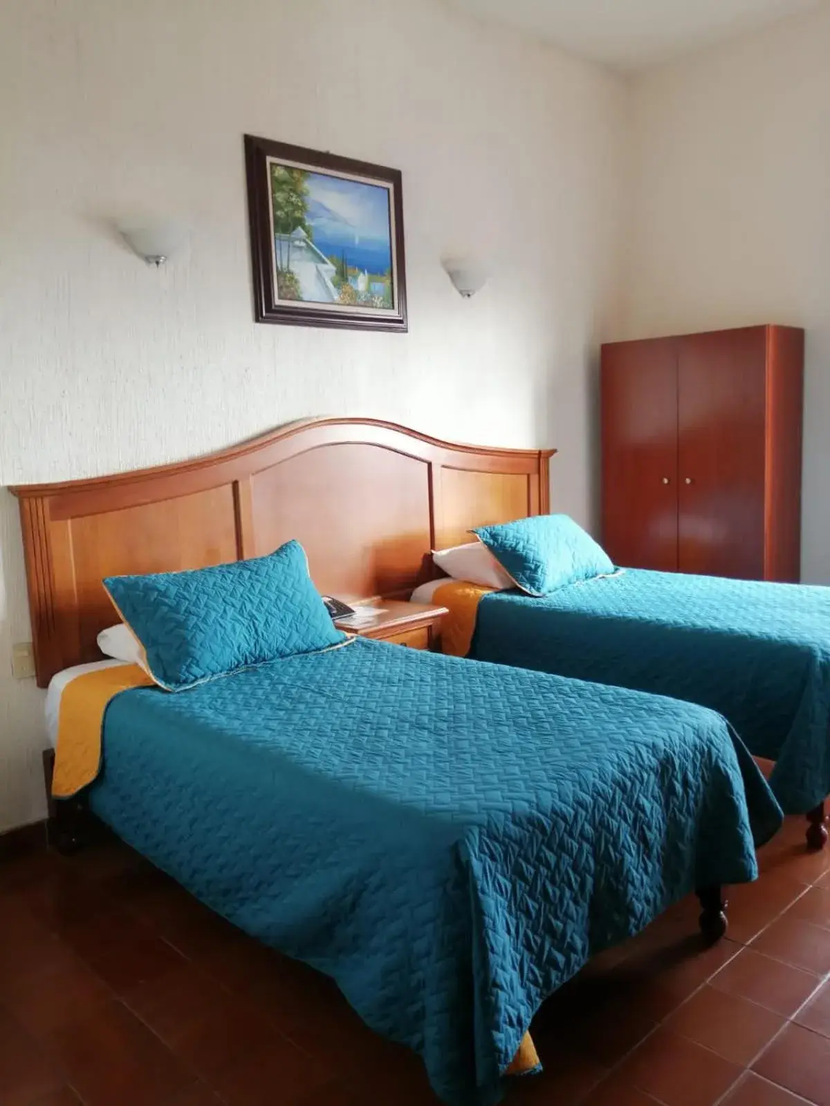 Twin Room in Hotel Posada Doña Lala Twin Room in Hotel Posada Doña Lala