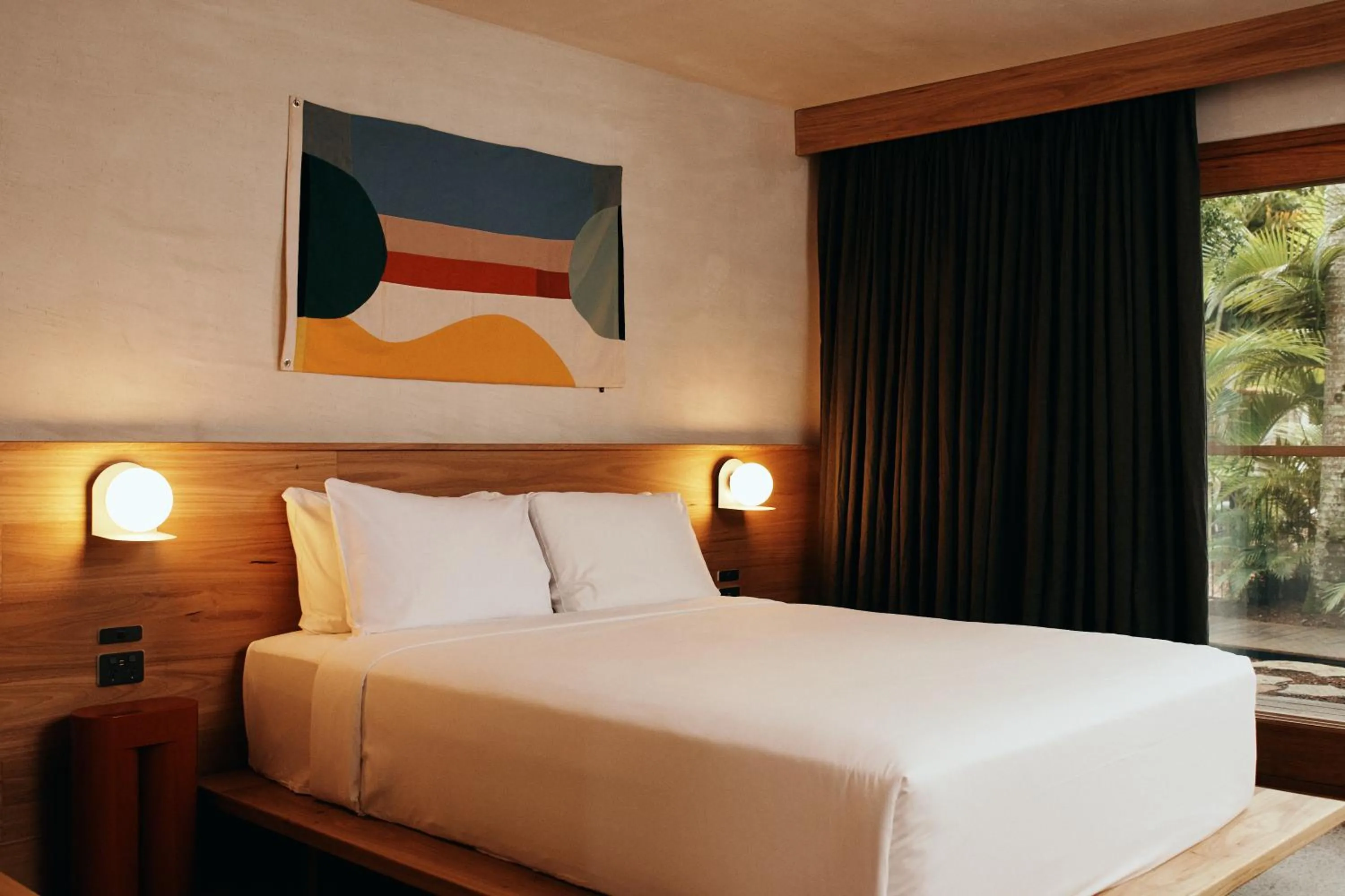 Bed in The Sunseeker, Byron Bay