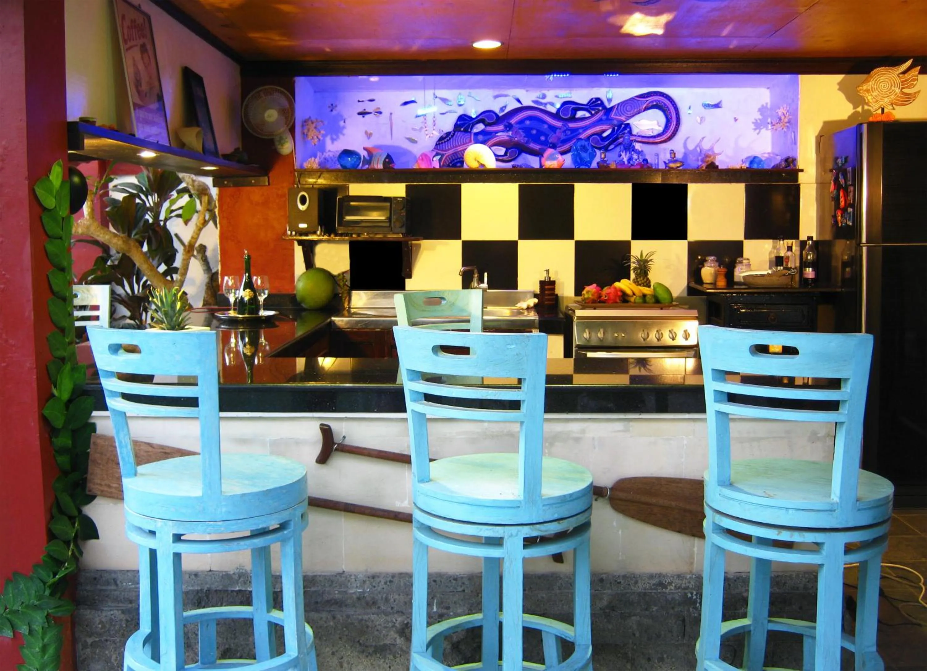 Lounge or bar in Villa Shantitara Bungalows