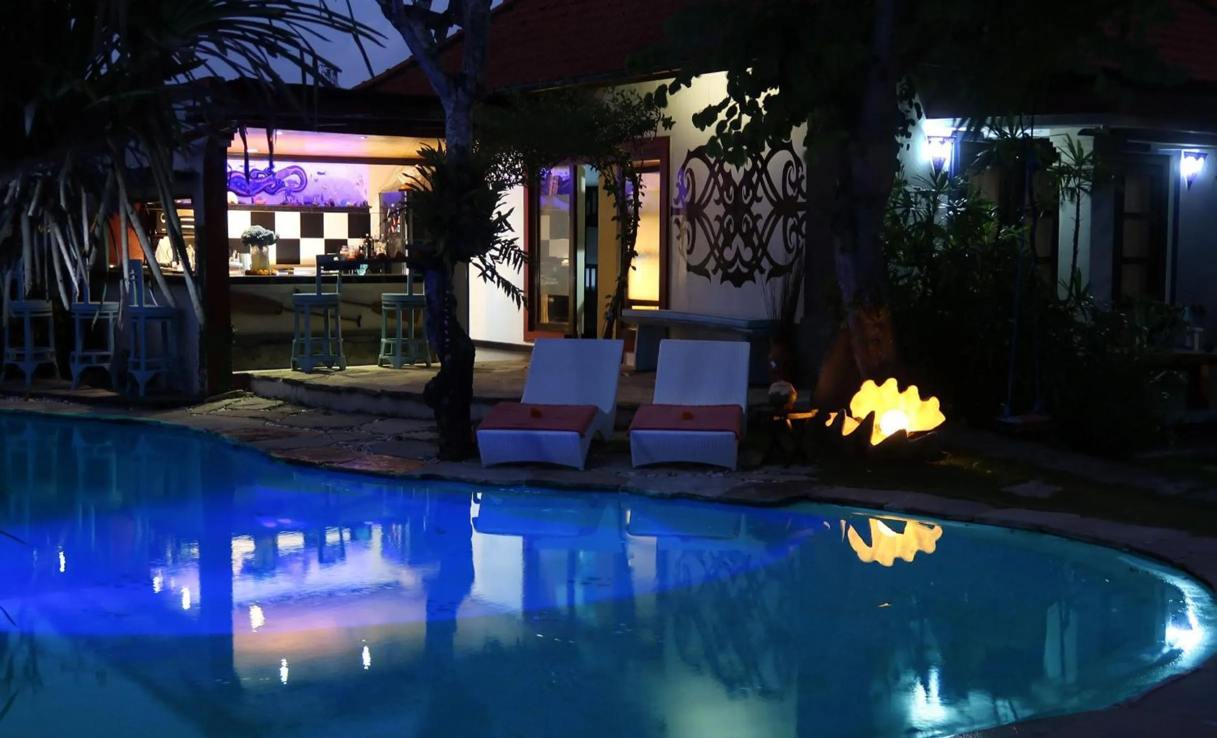 Garden in Villa Shantitara Bungalows