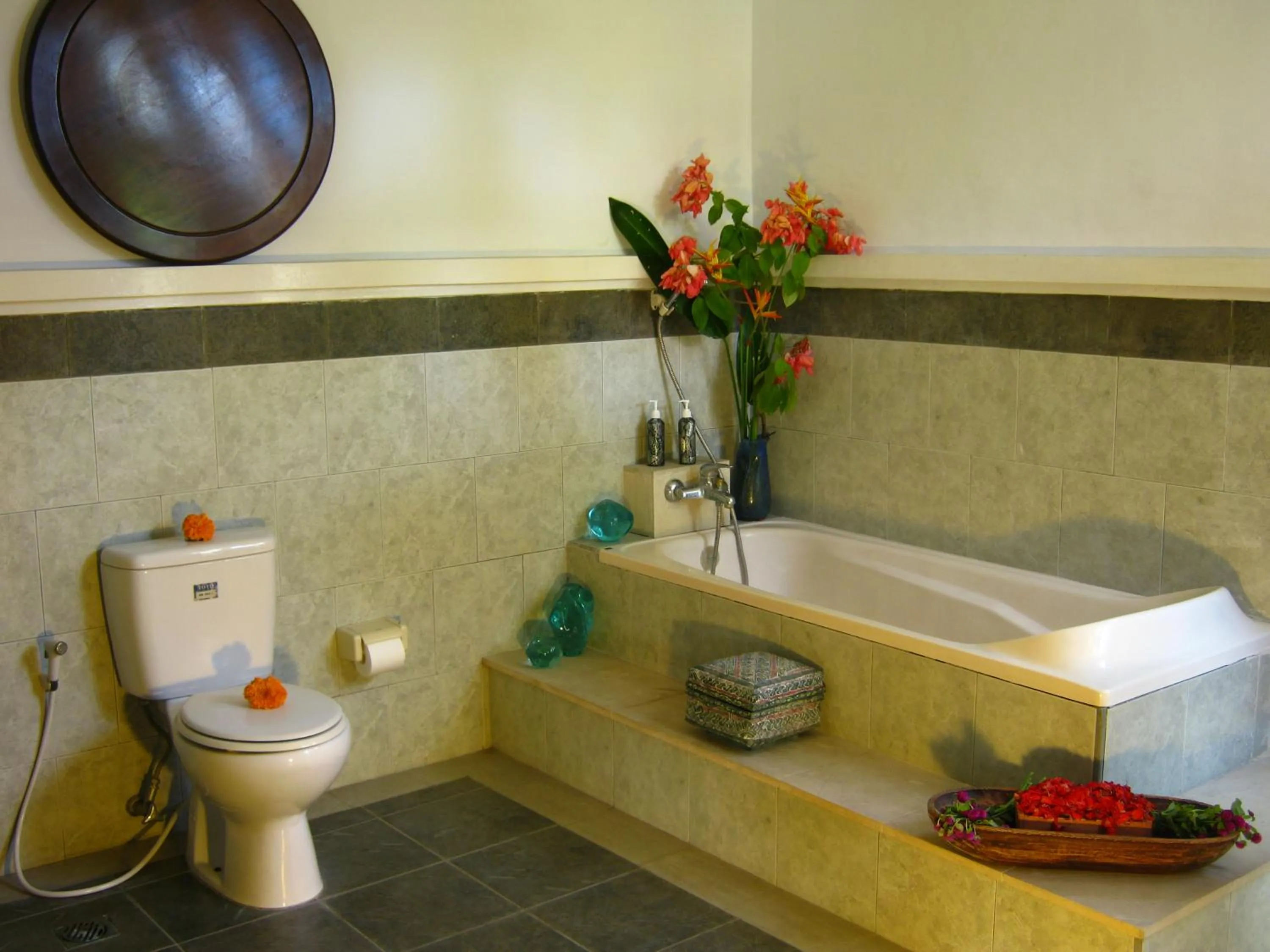 Bathroom in Villa Shantitara Bungalows