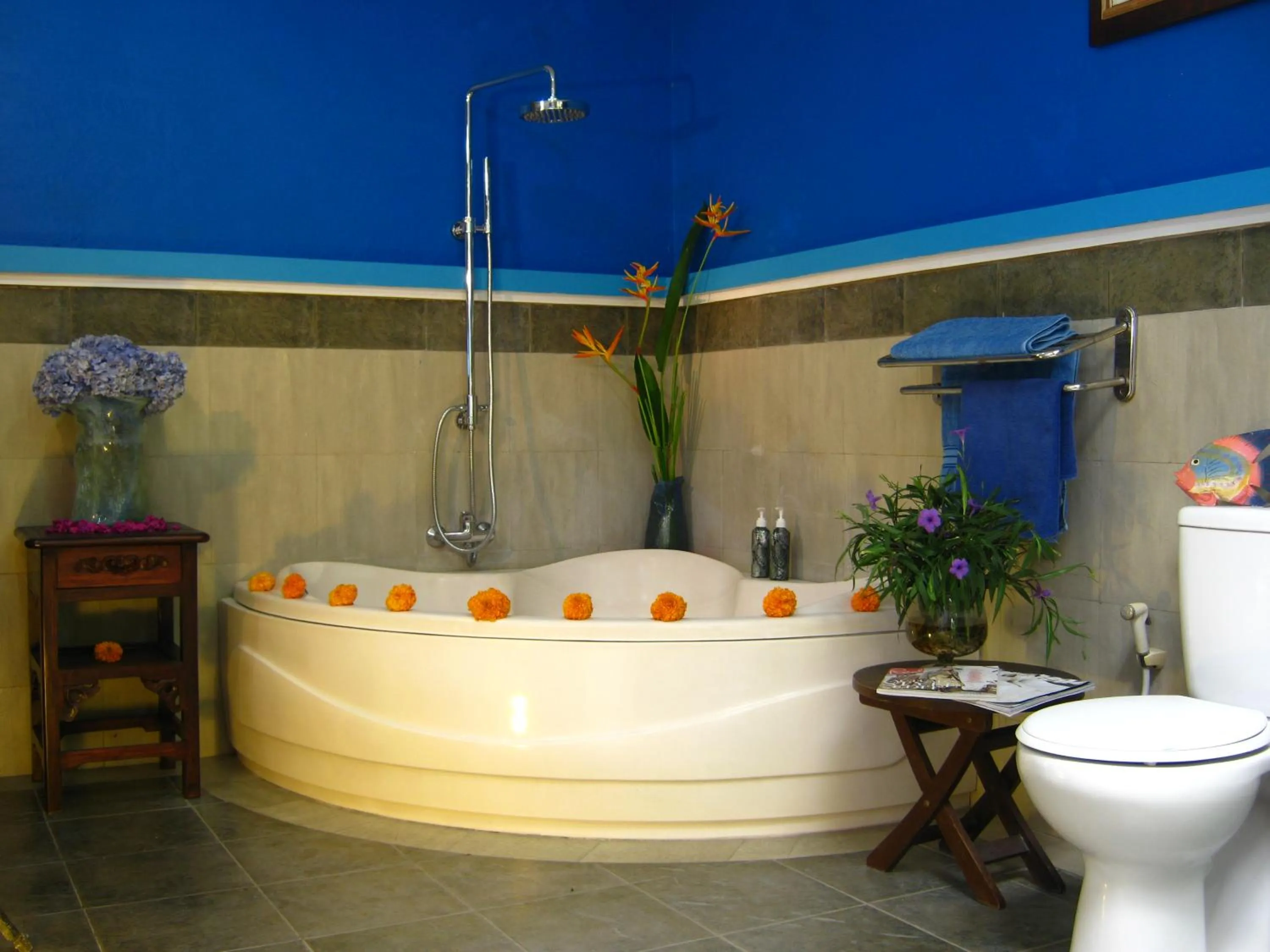 Bathroom in Villa Shantitara Bungalows