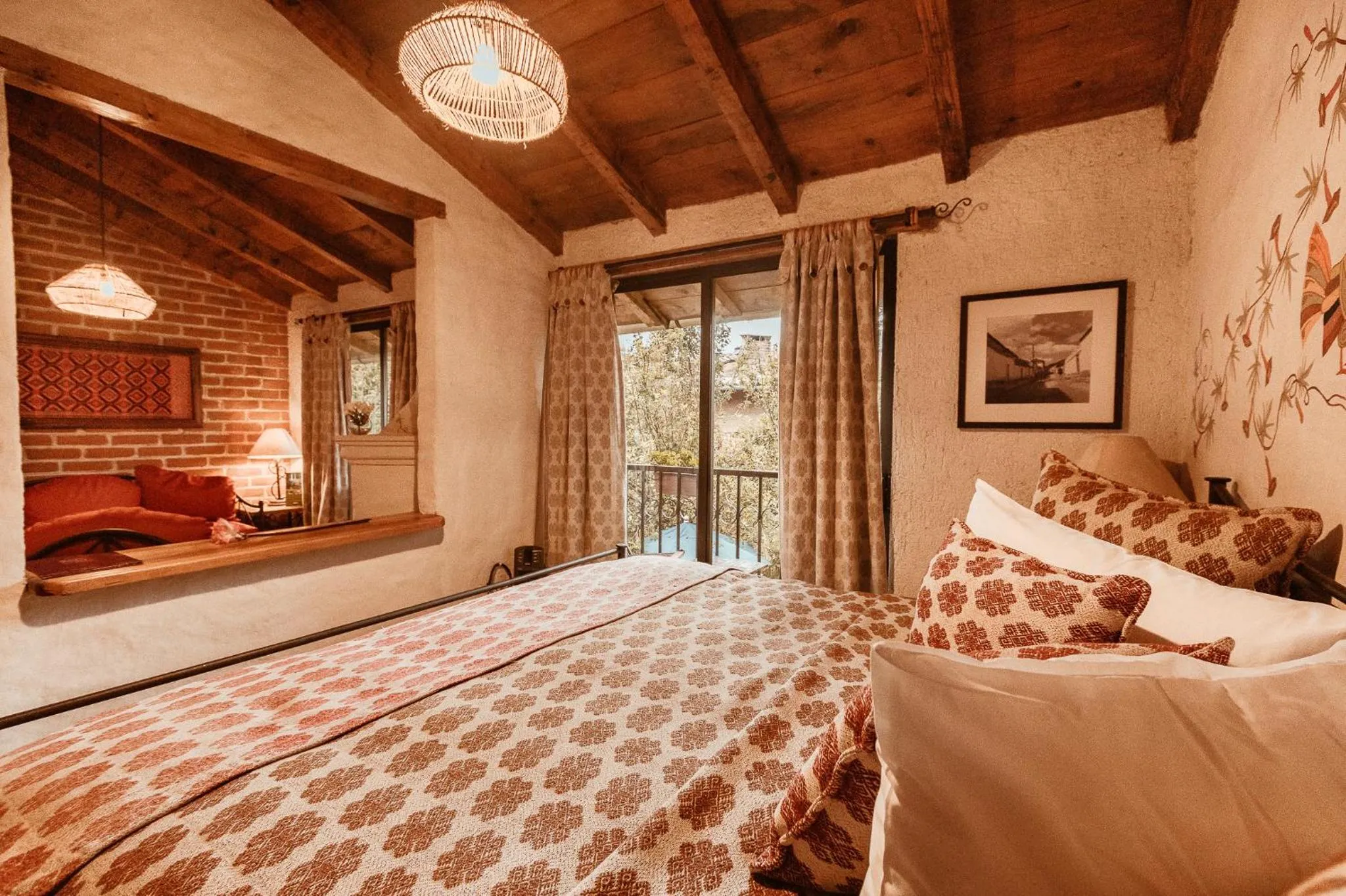 Bed in Hotel Villas Casa Morada