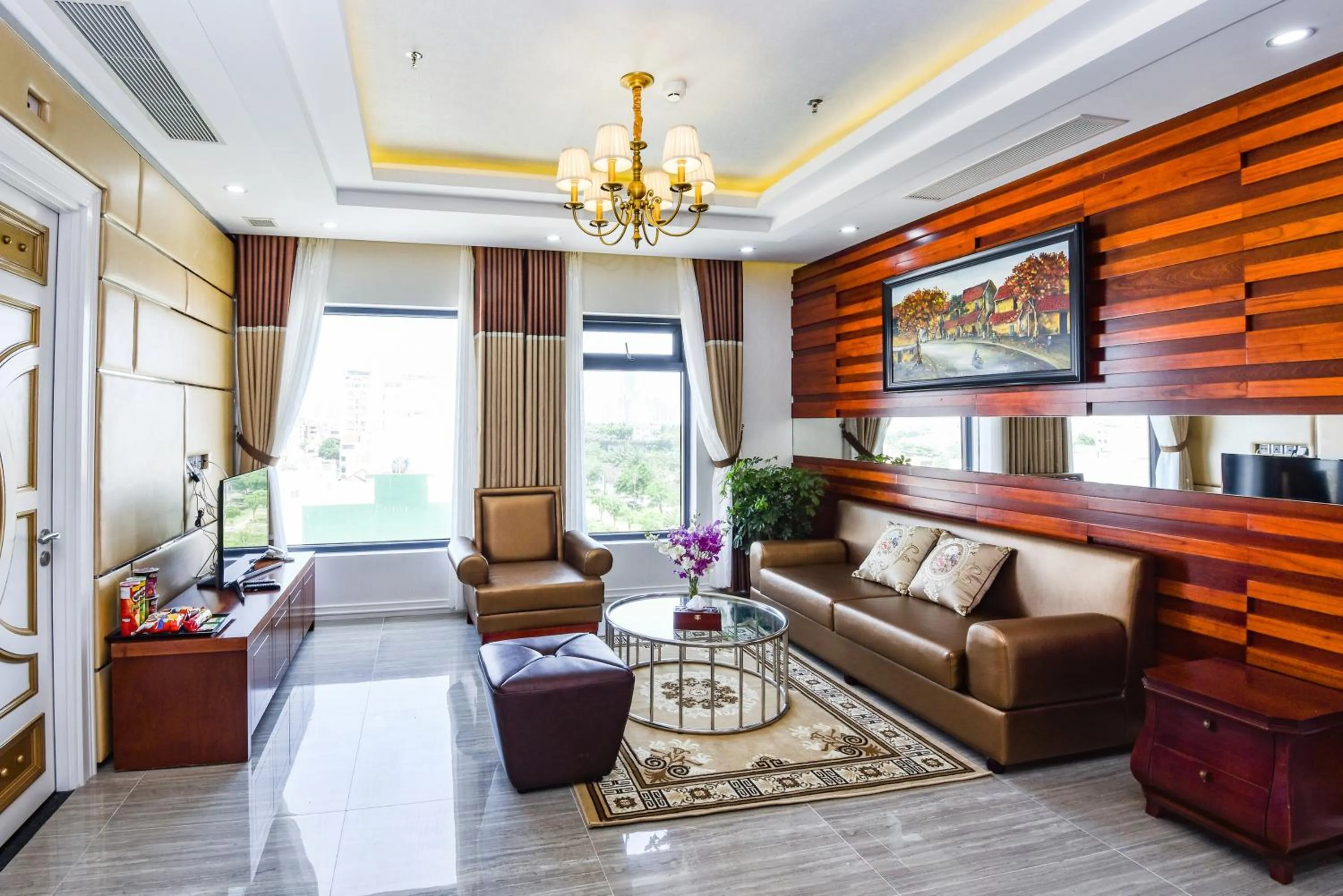 Living room in Rung Huong Apartment