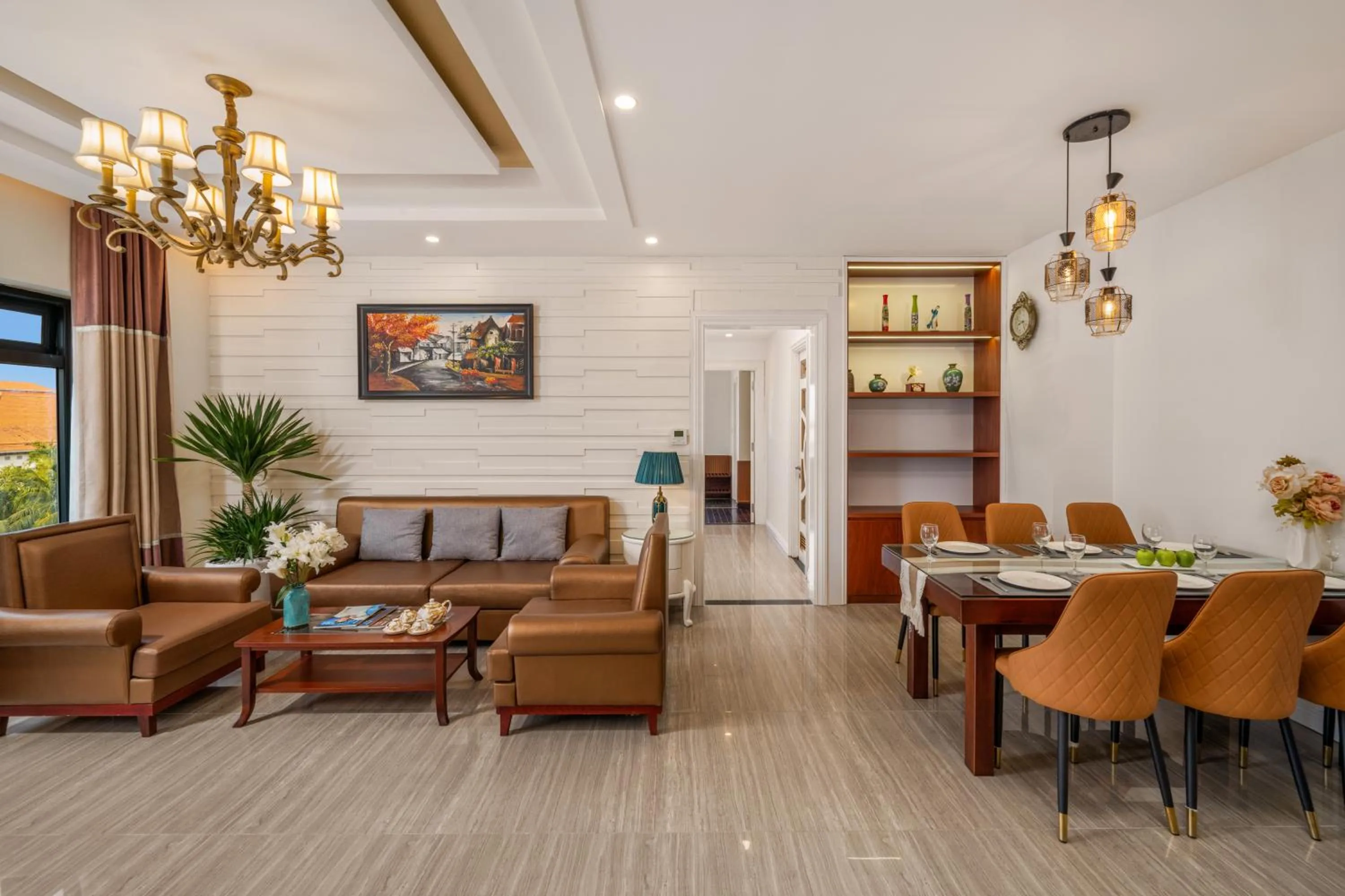 Living room in Rung Huong Apartment