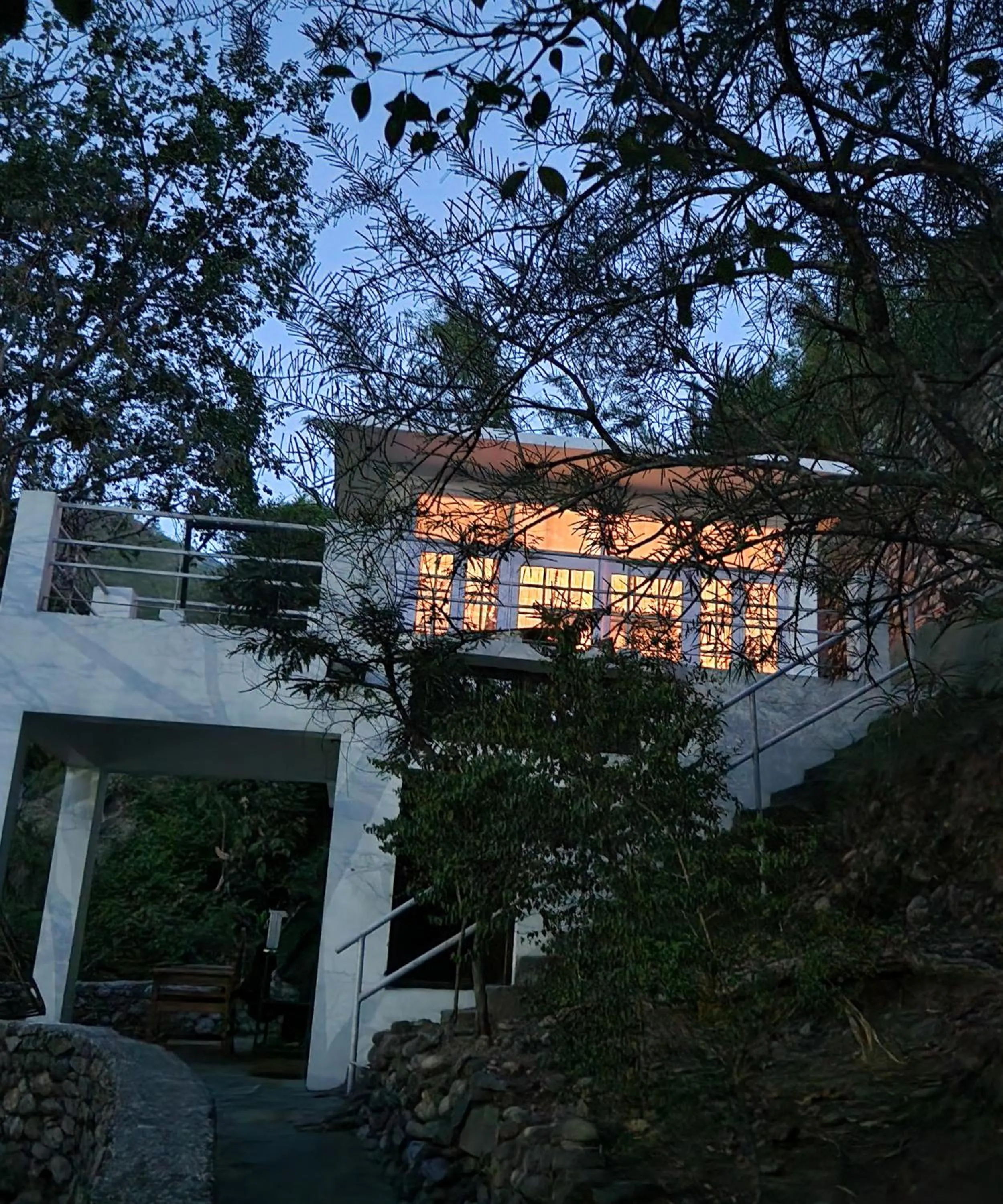 Property building in Samira's Birds & Butterflies Park-Spashram Ganga Beach Retreat