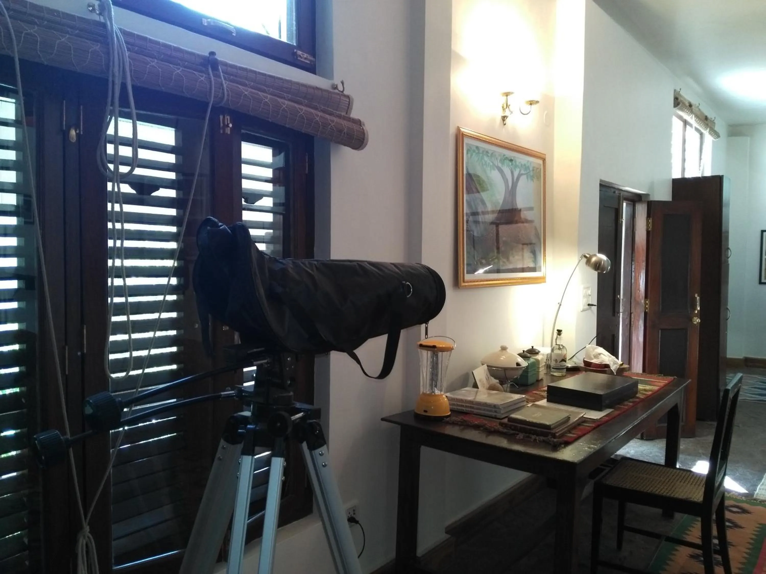 Decorative detail in Samira's Birds & Butterflies Park-Spashram Ganga Beach Retreat