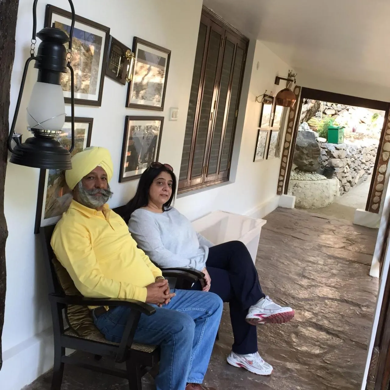 People in Samira's Birds & Butterflies Park-Spashram Ganga Beach Retreat