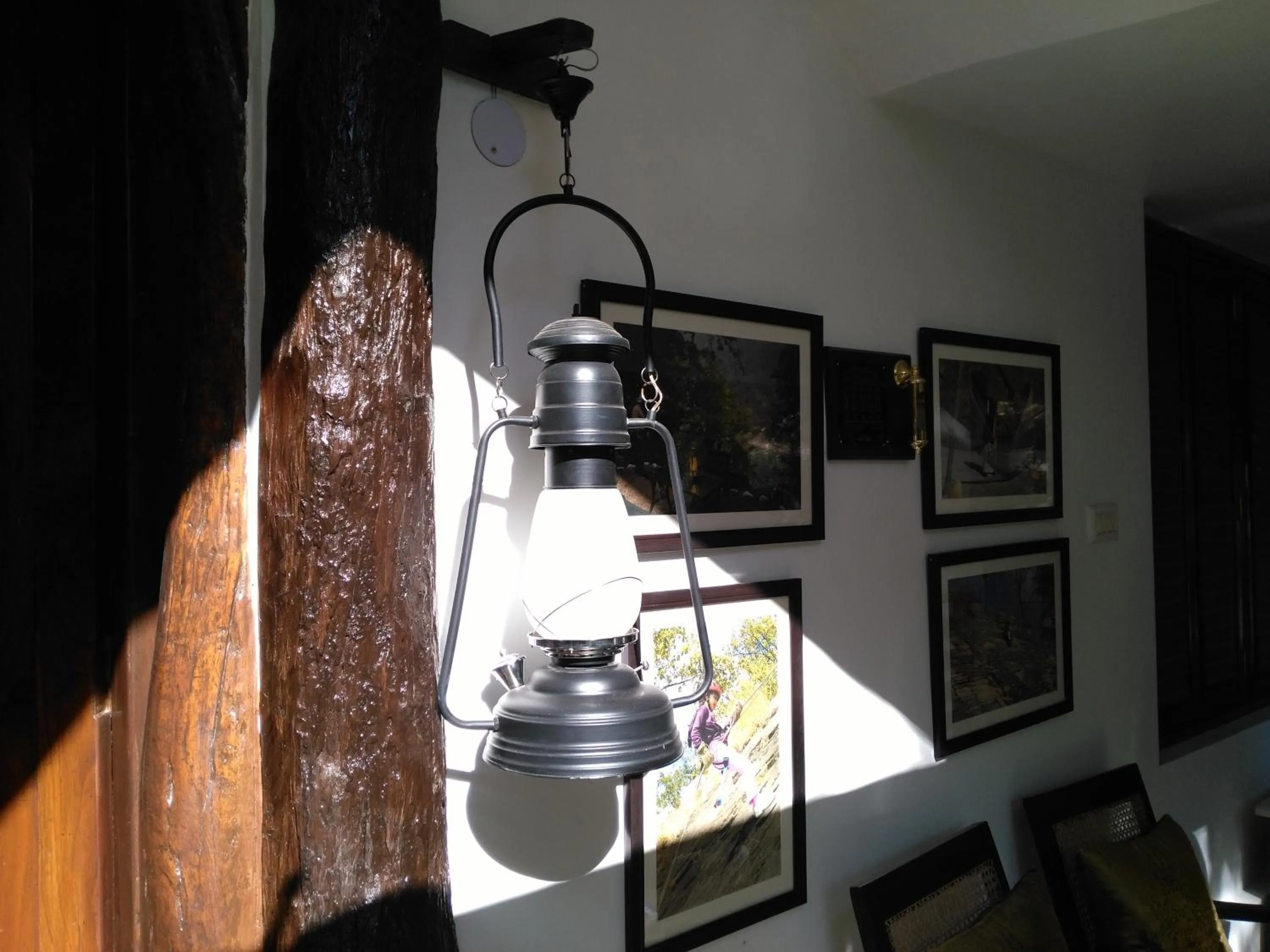 Decorative detail in Samira's Birds & Butterflies Park-Spashram Ganga Beach Retreat