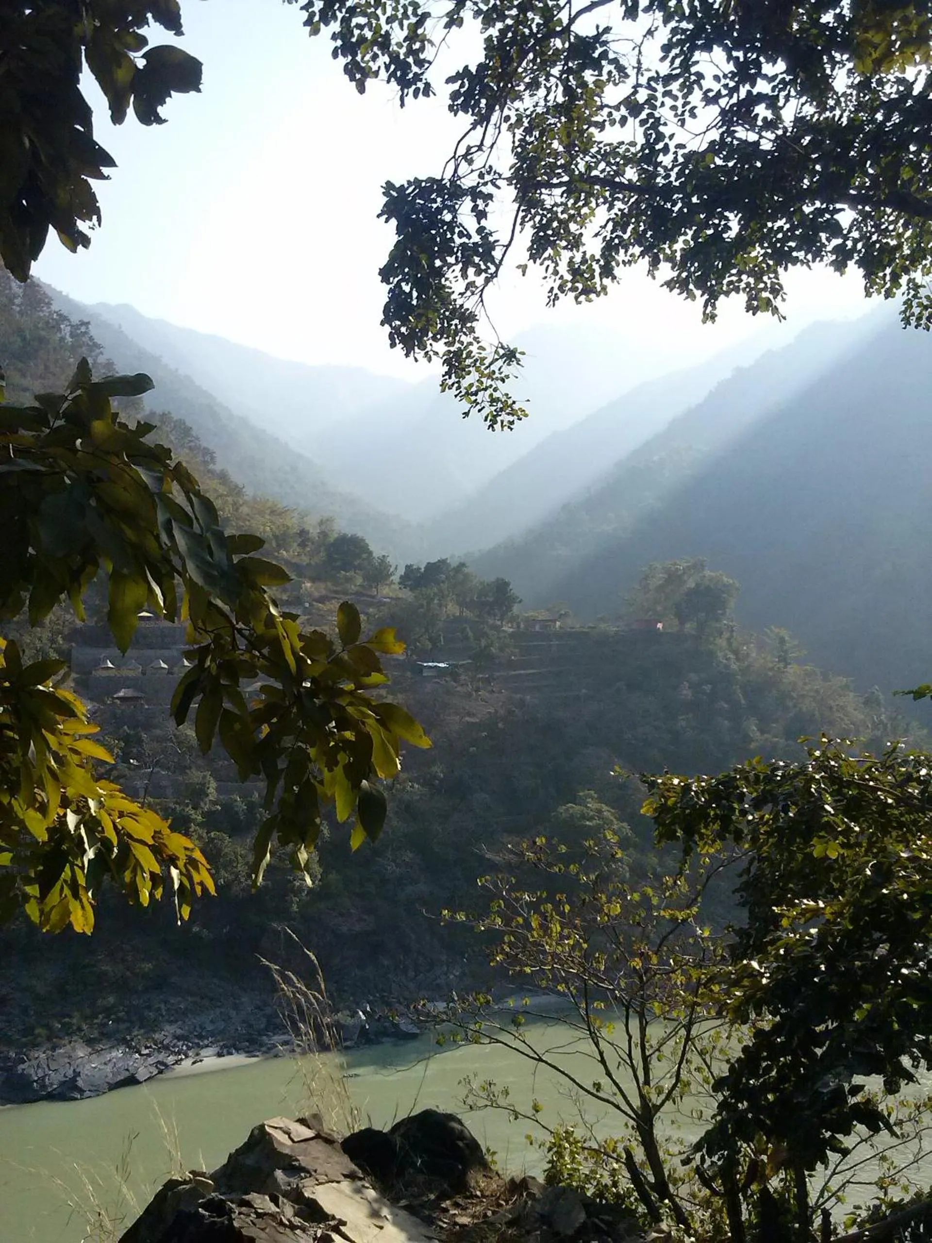 River view in Samira's Birds & Butterflies Park-Spashram Ganga Beach Retreat