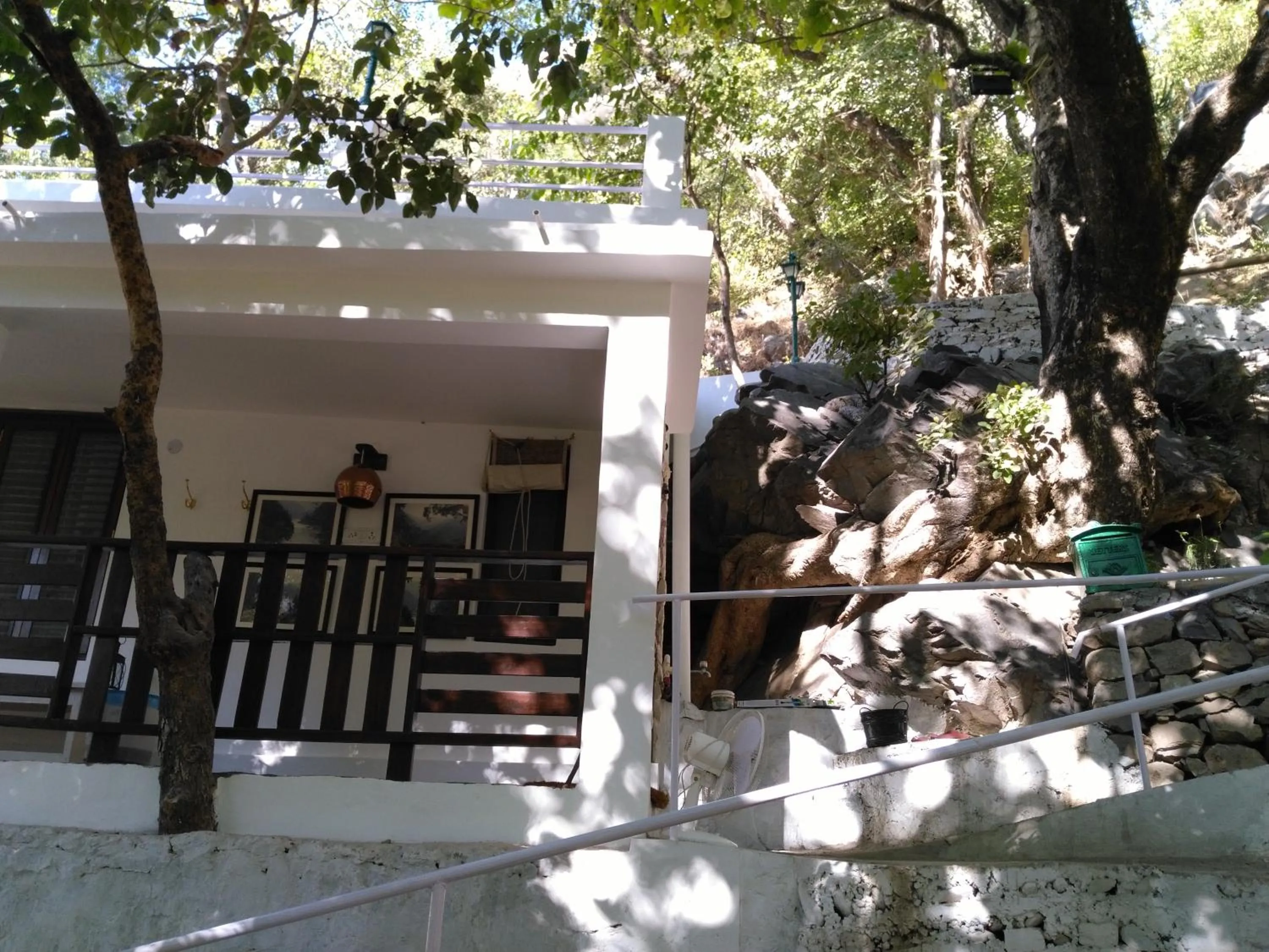 Patio in Samira's Birds & Butterflies Park-Spashram Ganga Beach Retreat