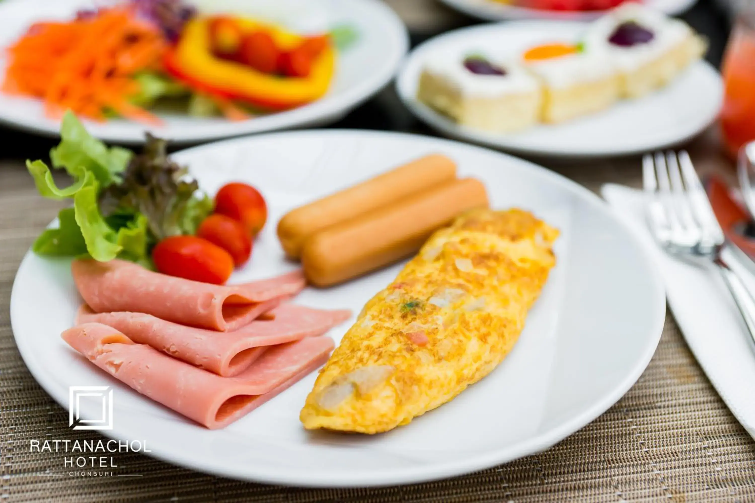 Buffet breakfast in Rattanachol Hotel Buffet breakfast in Rattanachol Hotel