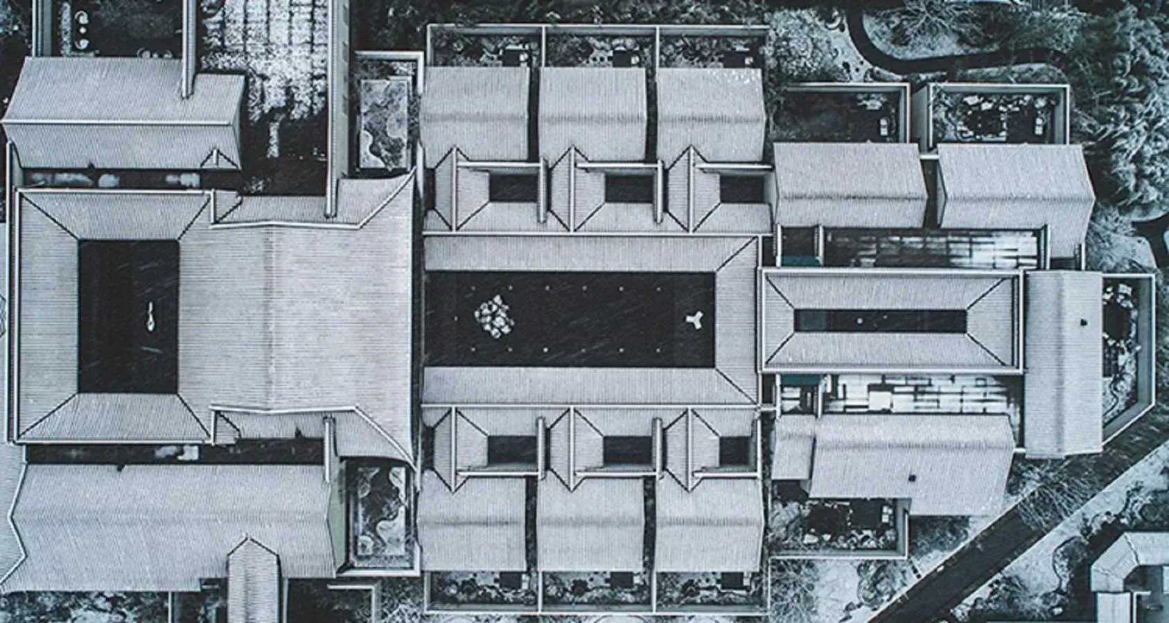 Bird's eye view in Banyan Tree Anji Bird's eye view in Banyan Tree Anji