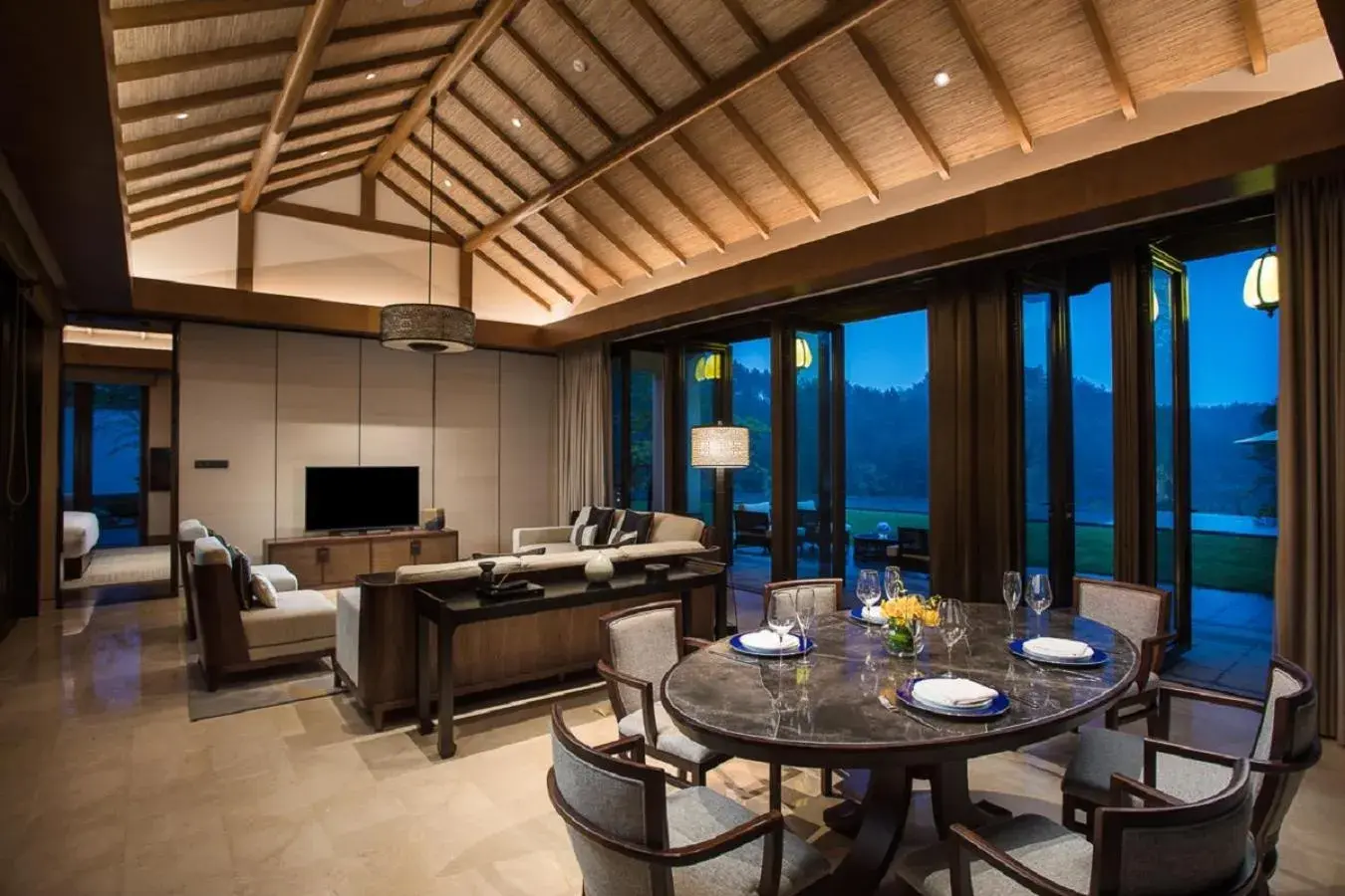 Living room in Banyan Tree Anji Living room in Banyan Tree Anji