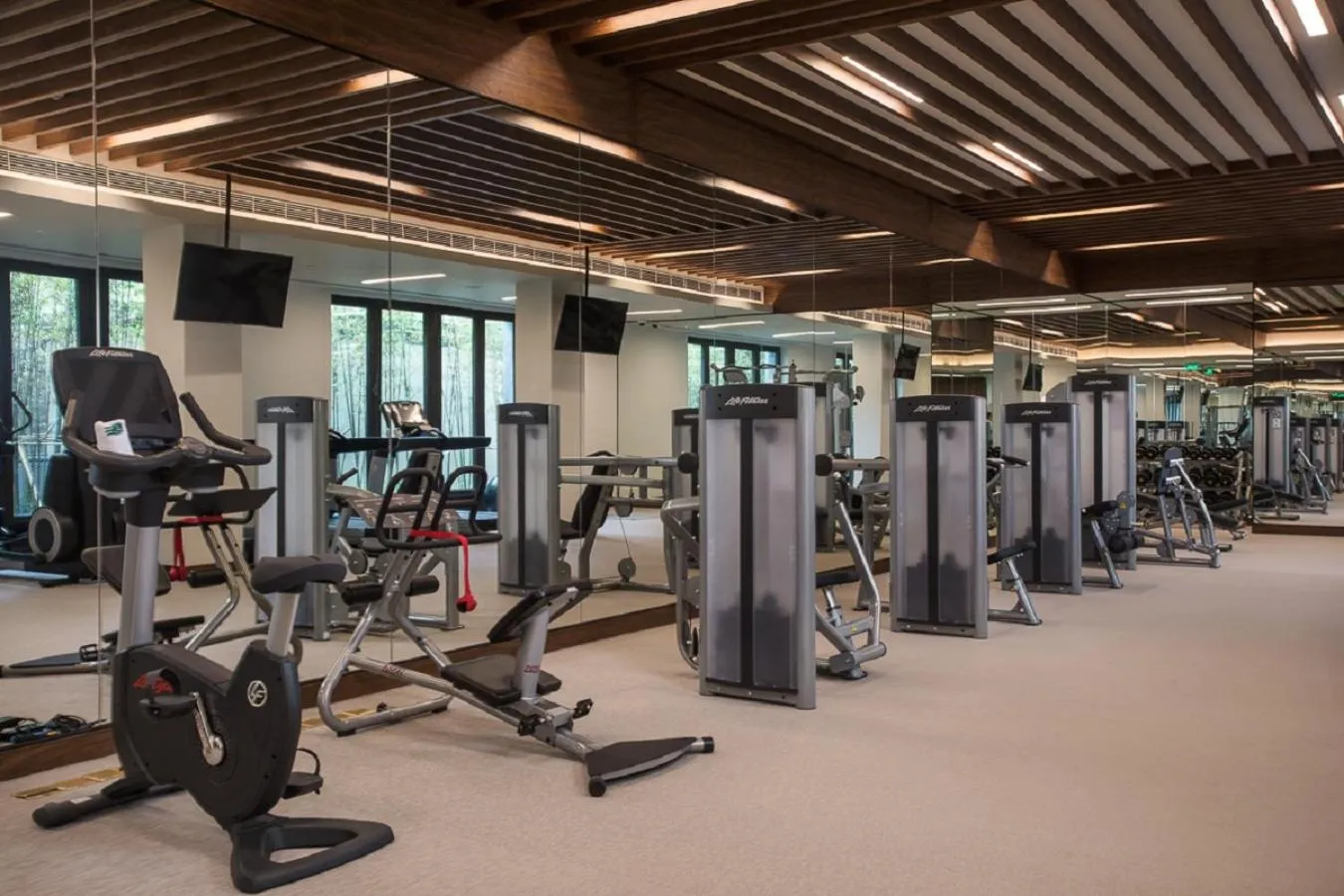 Fitness centre/facilities in Banyan Tree Anji