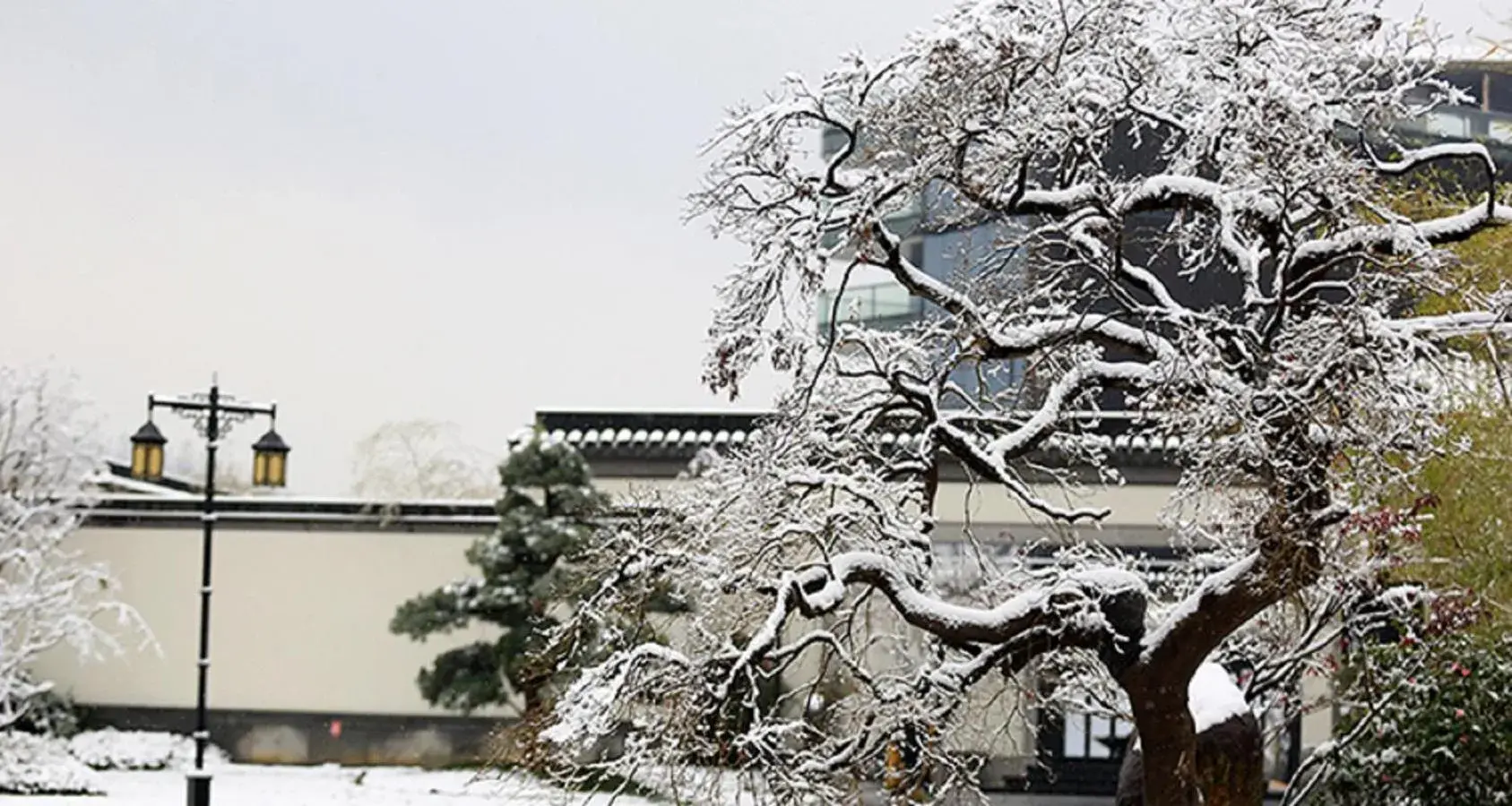 Facade/entrance in Banyan Tree Anji Facade/entrance in Banyan Tree Anji