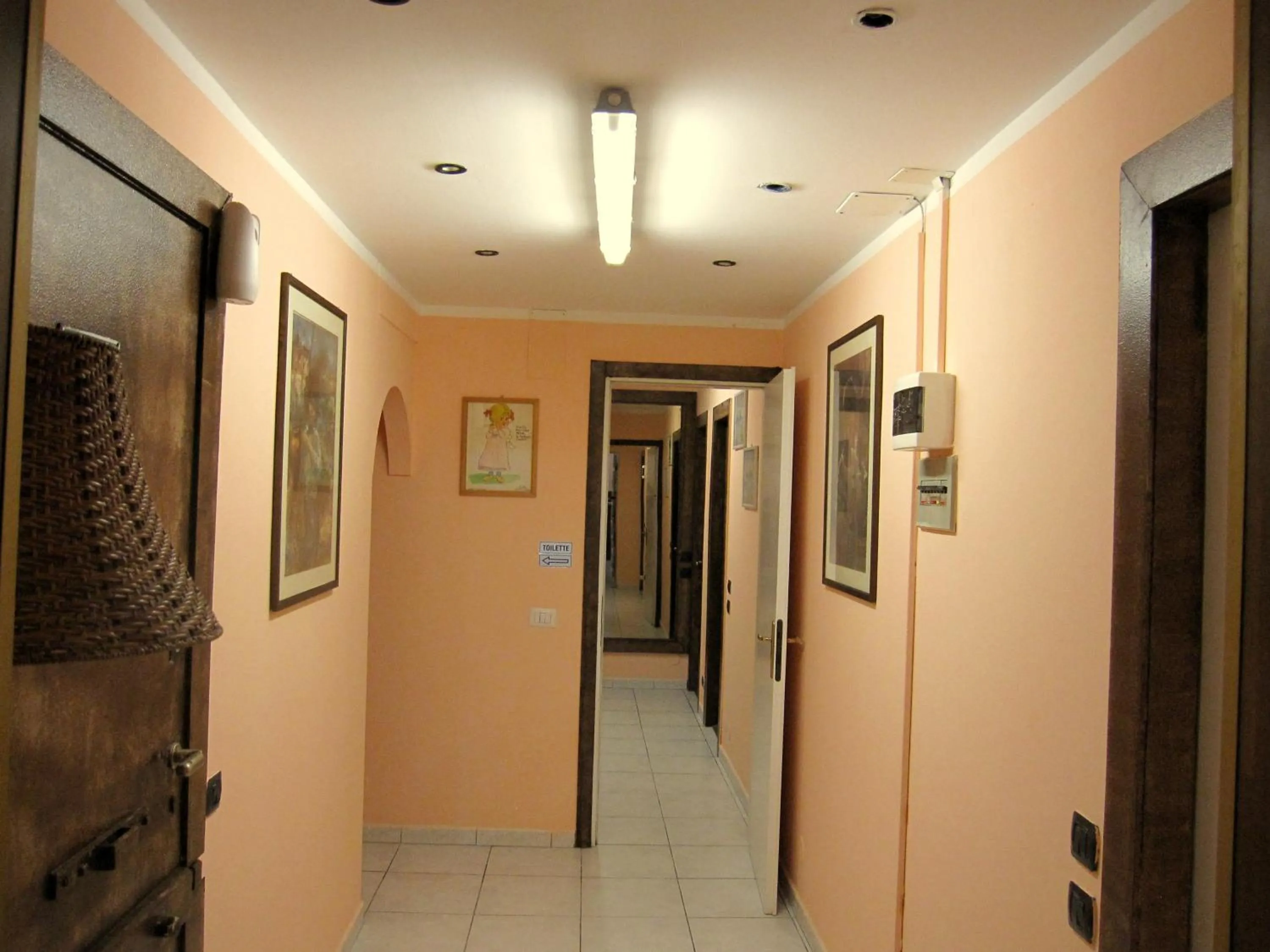 Decorative detail in Star Hostel